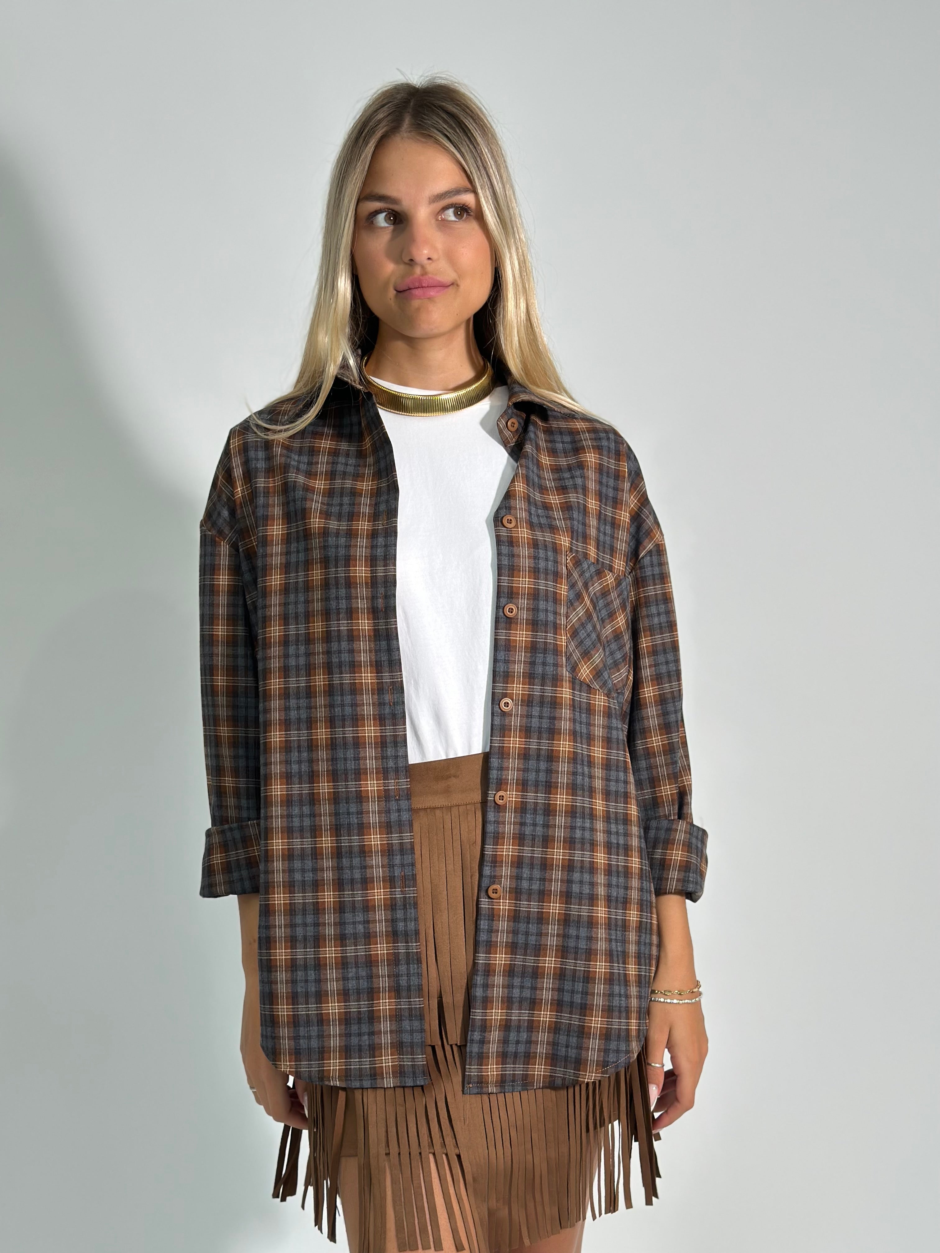 Camicia madras 17173 MORO