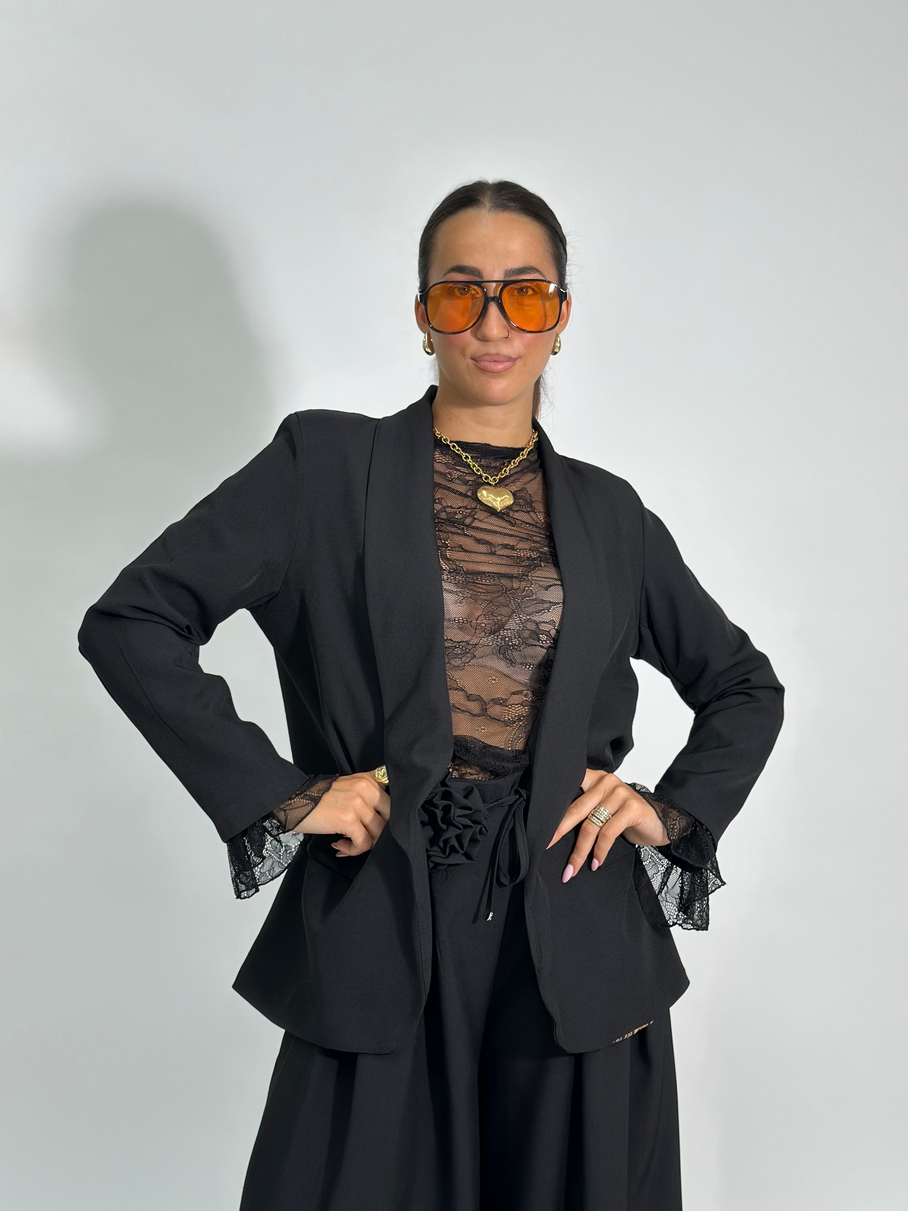 Giacca reverse mac 25623 NERO