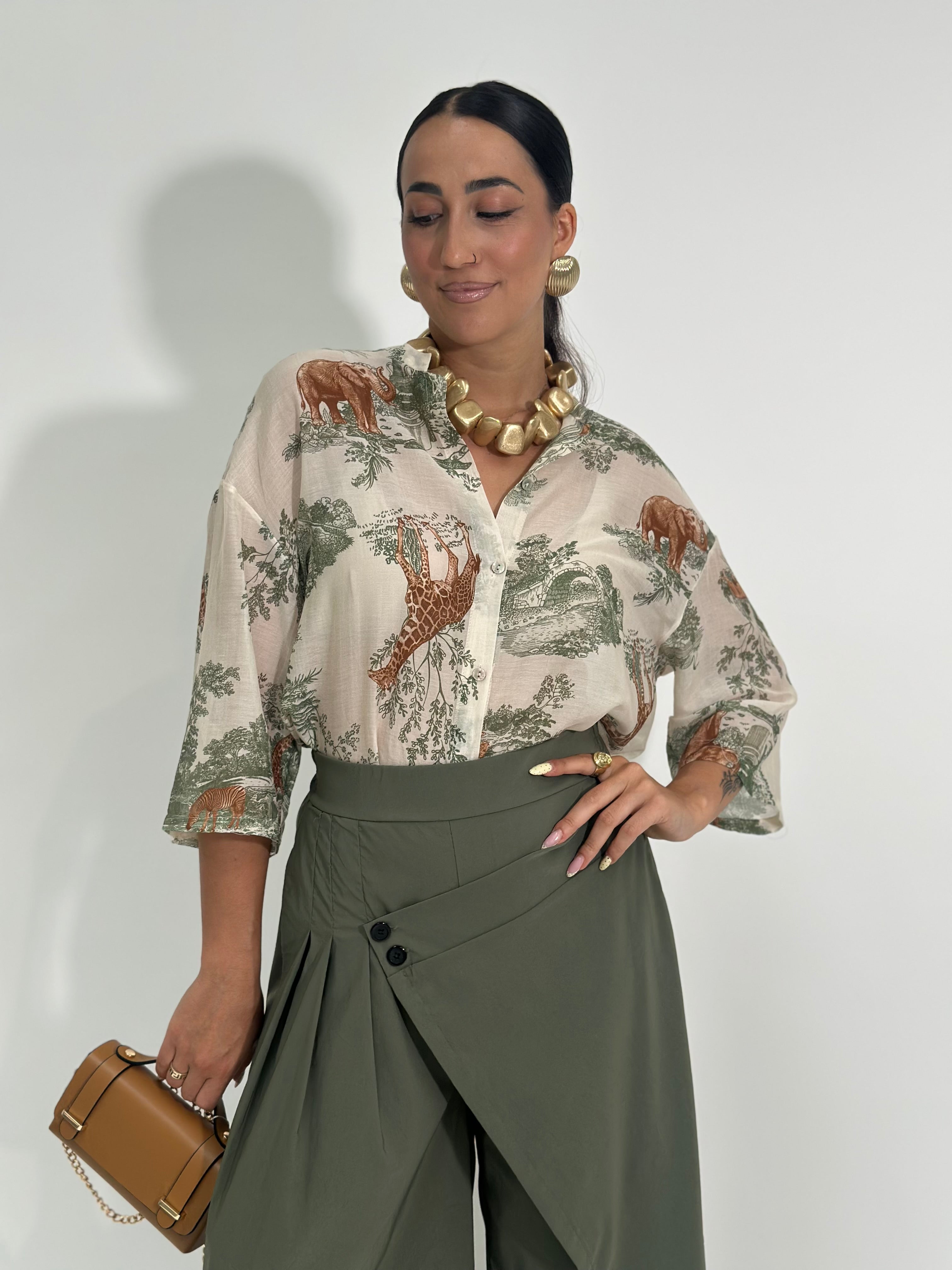 Camicia misto seta 9577