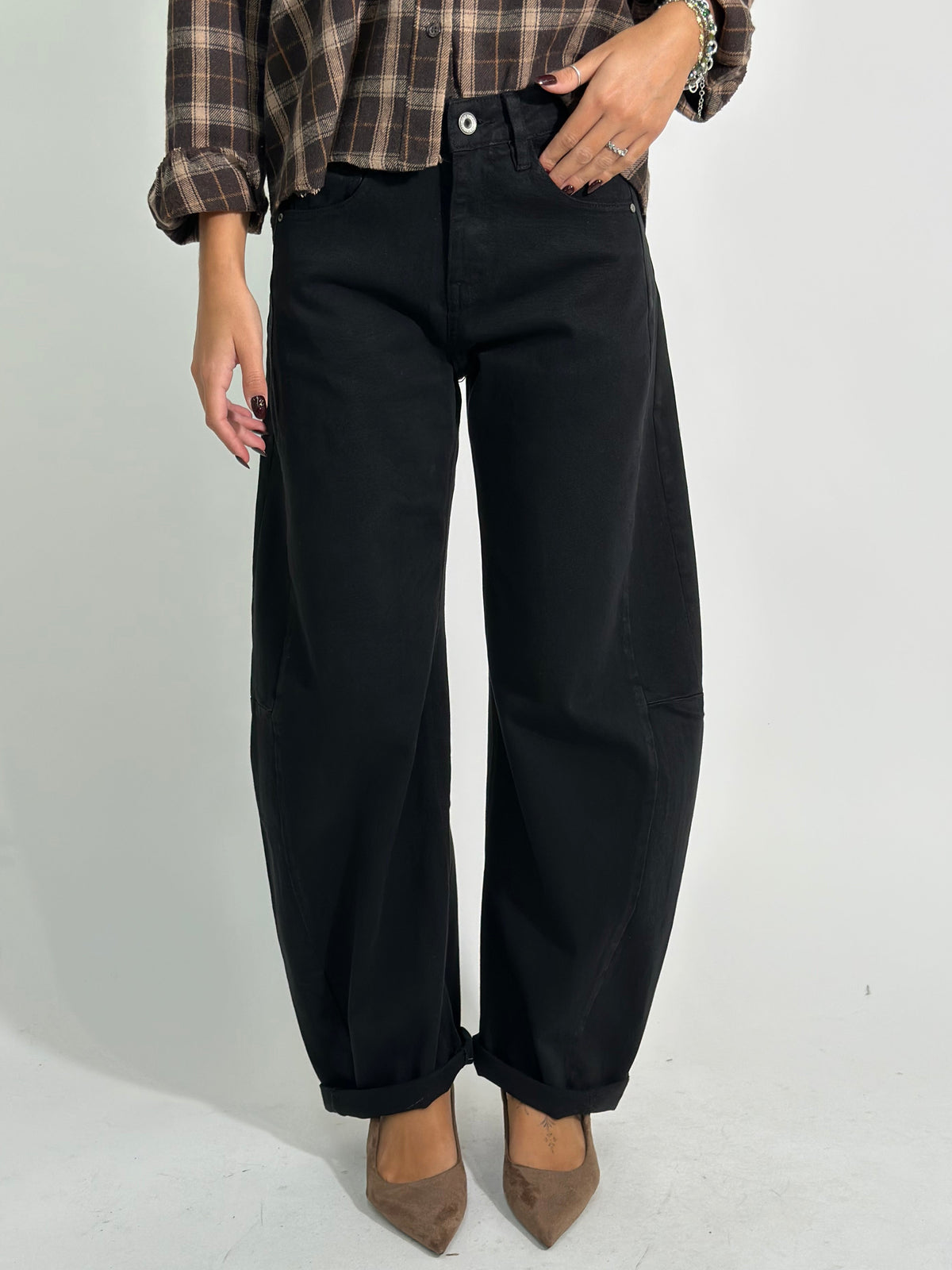 Jeans barrel 9285 NERO