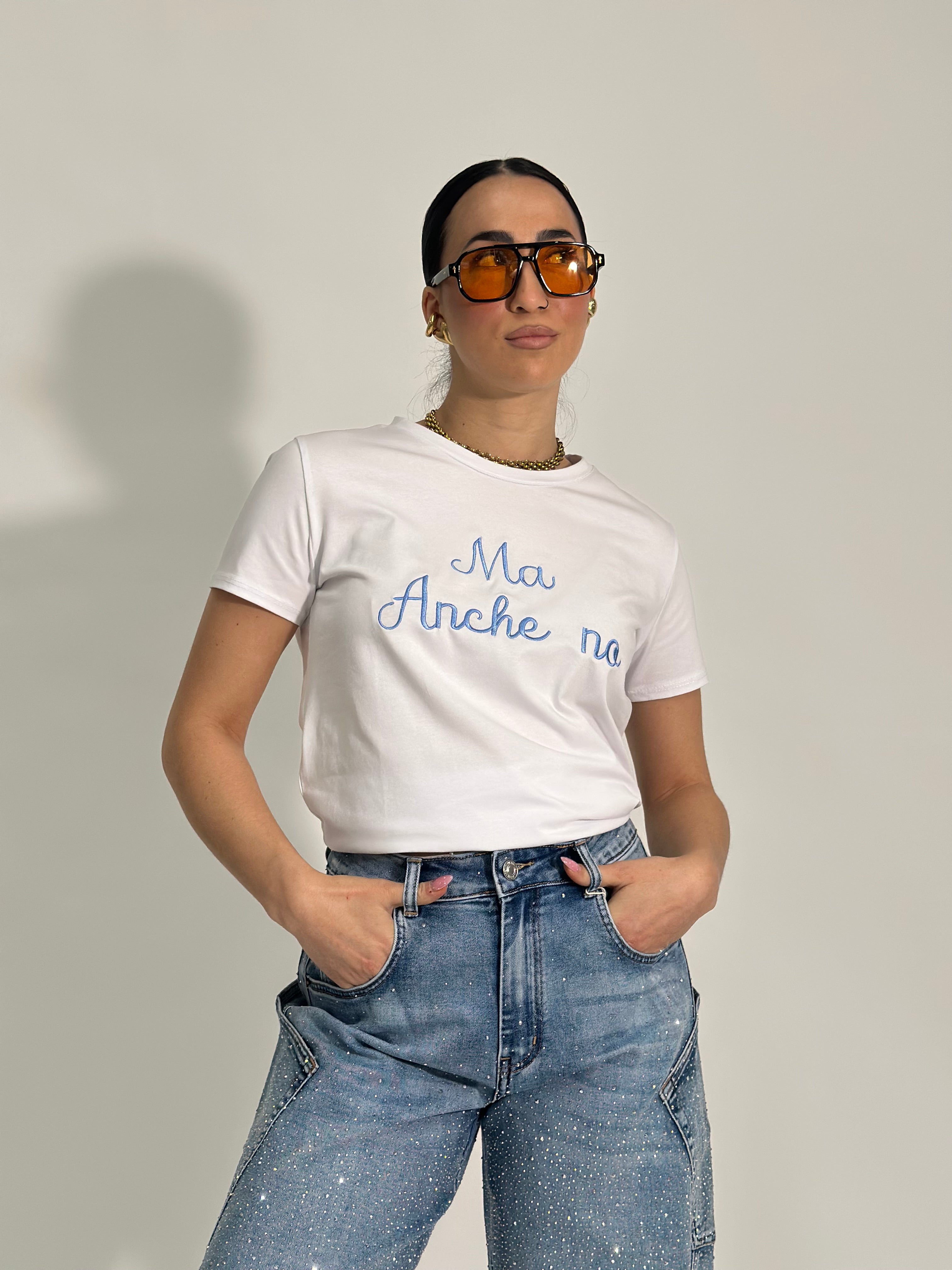 T-shirt "ma anche no" 301-7