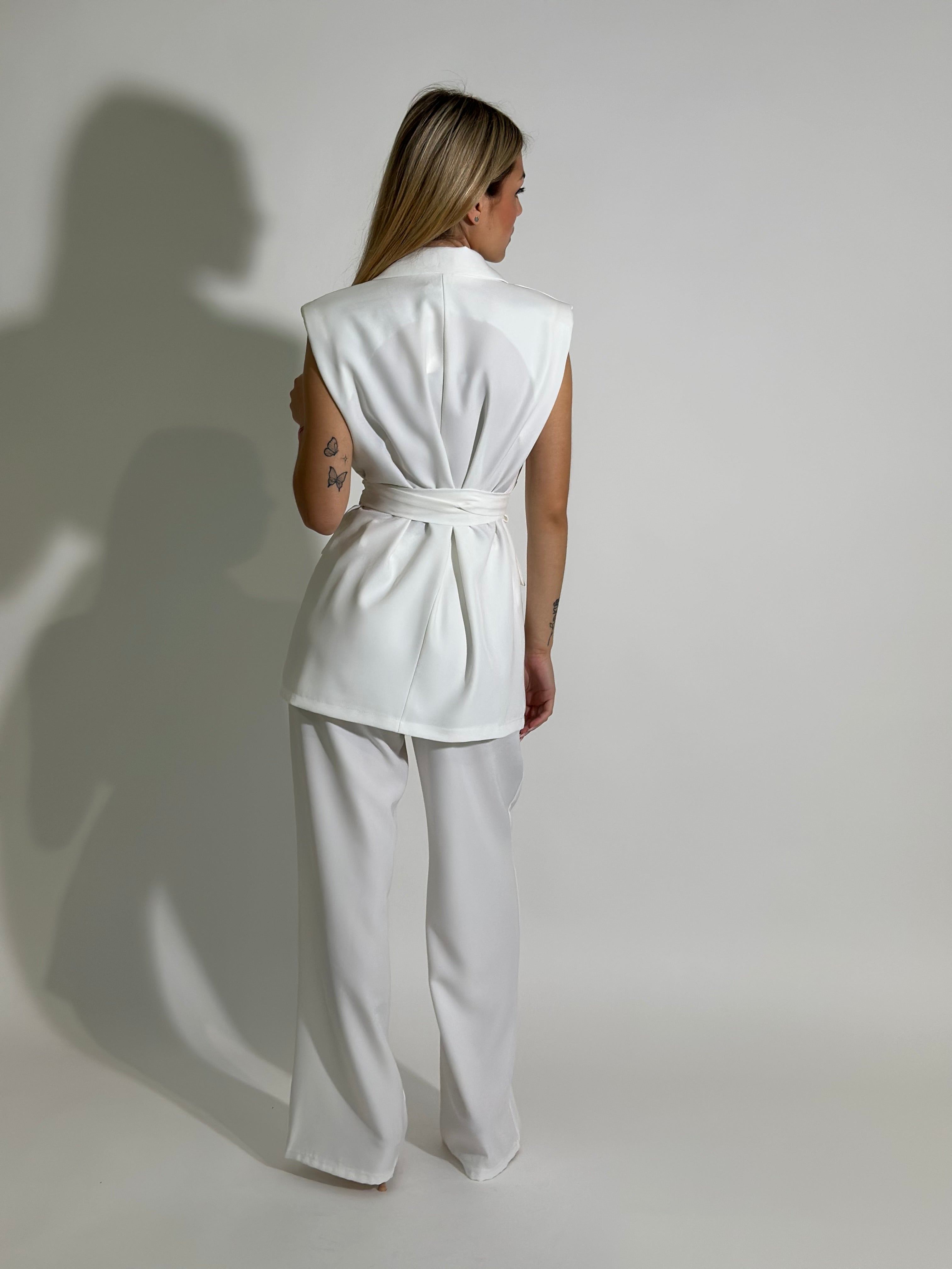 Completo smanicato 5687 BIANCO
