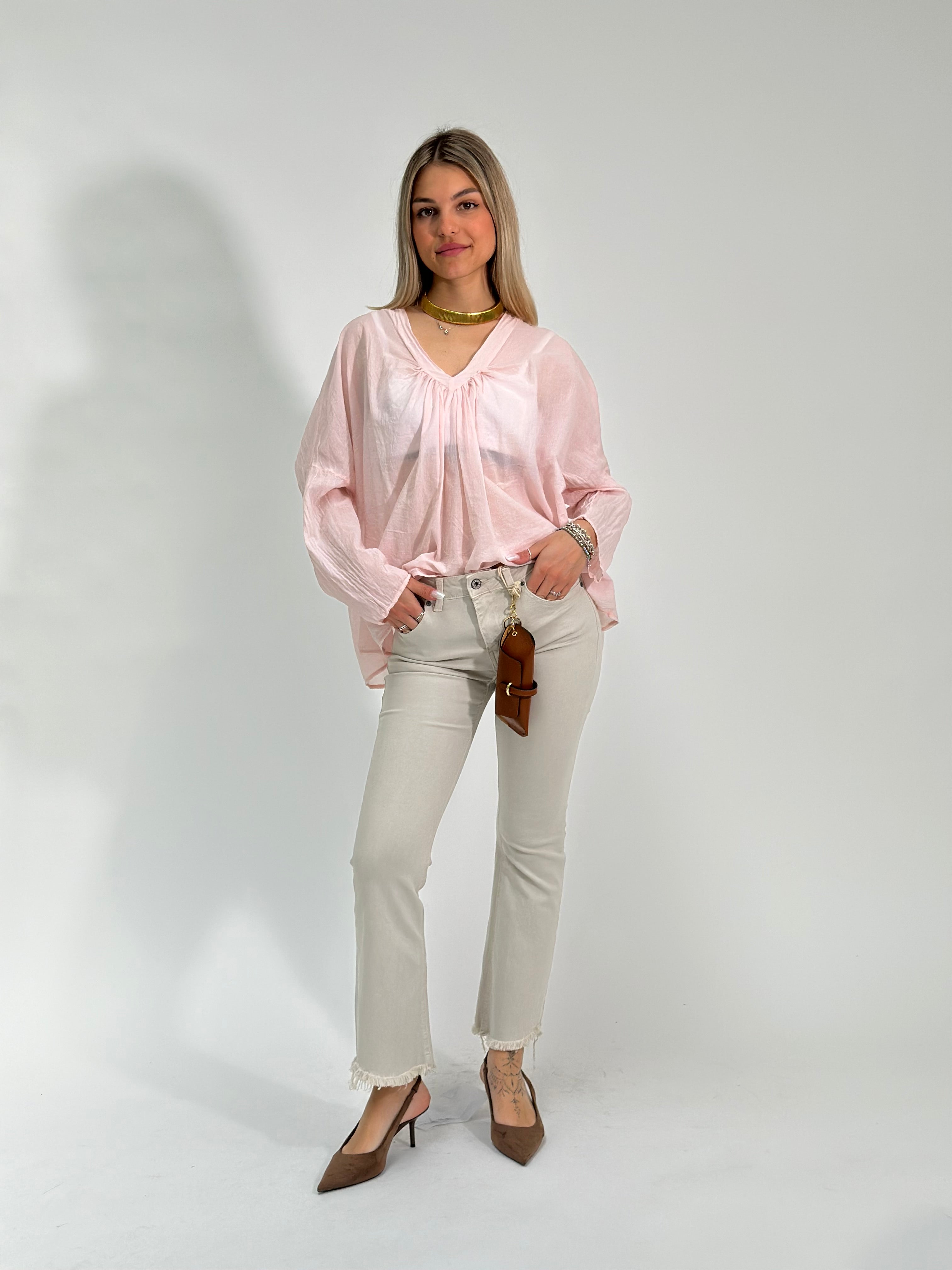 Jeans trombetta 1229-4 ECRU'