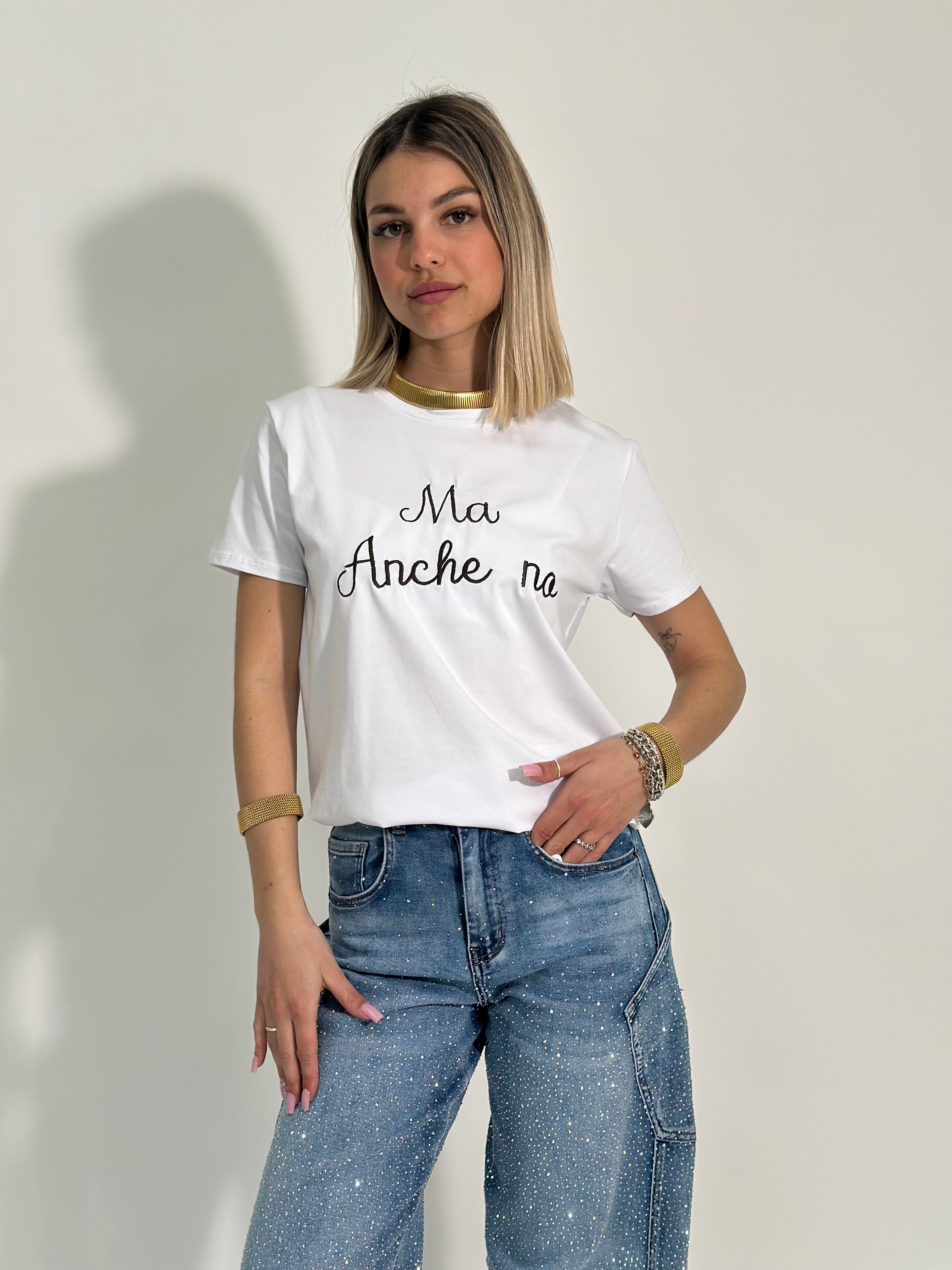 T-shirt "ma anche no" 301-7