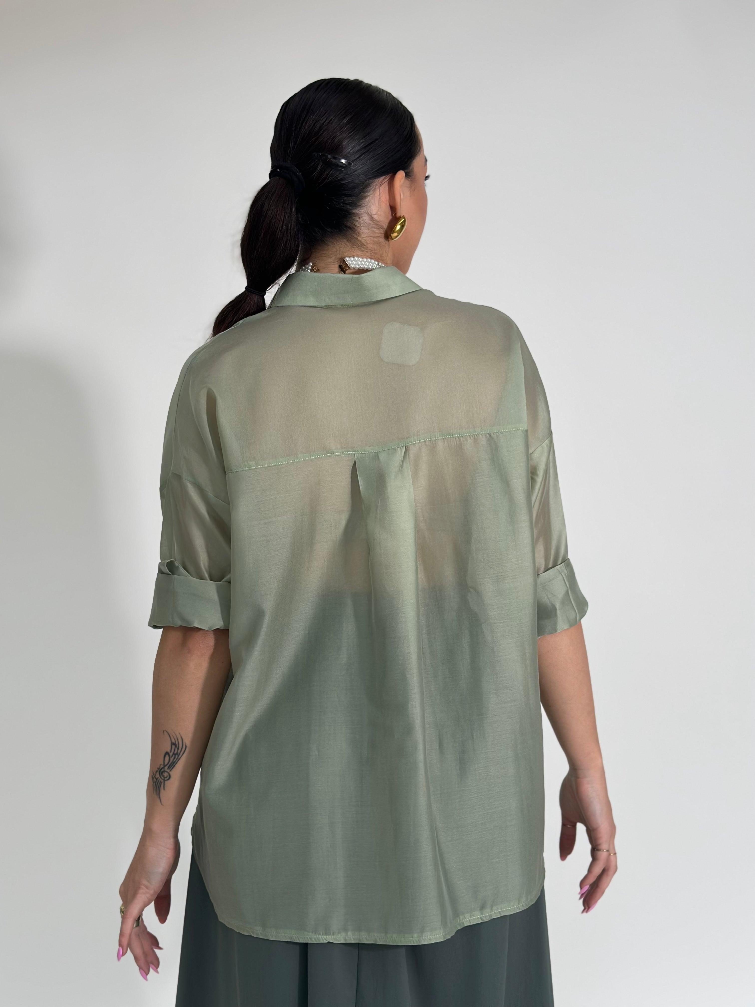 Camicia leggera 5329 VERDE
