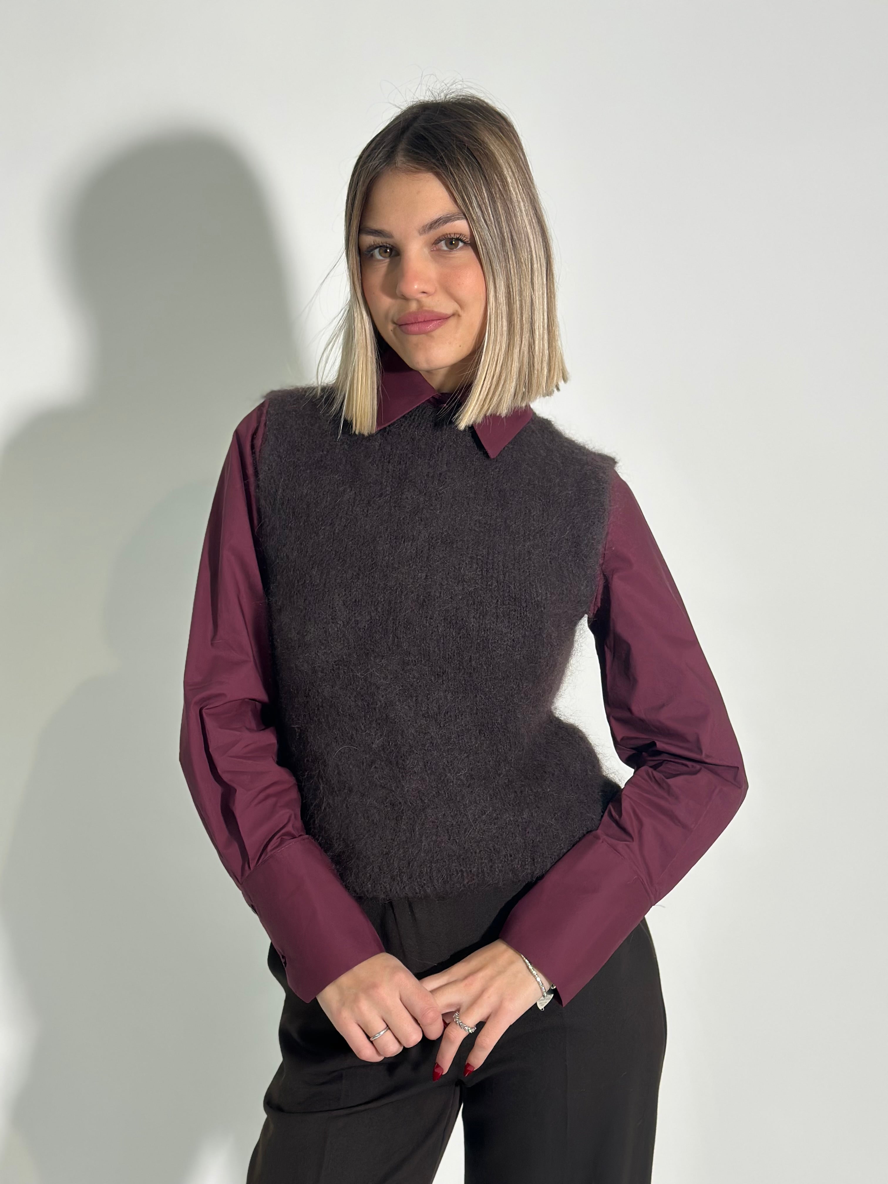 Camicia bastoncino pizzo 4793