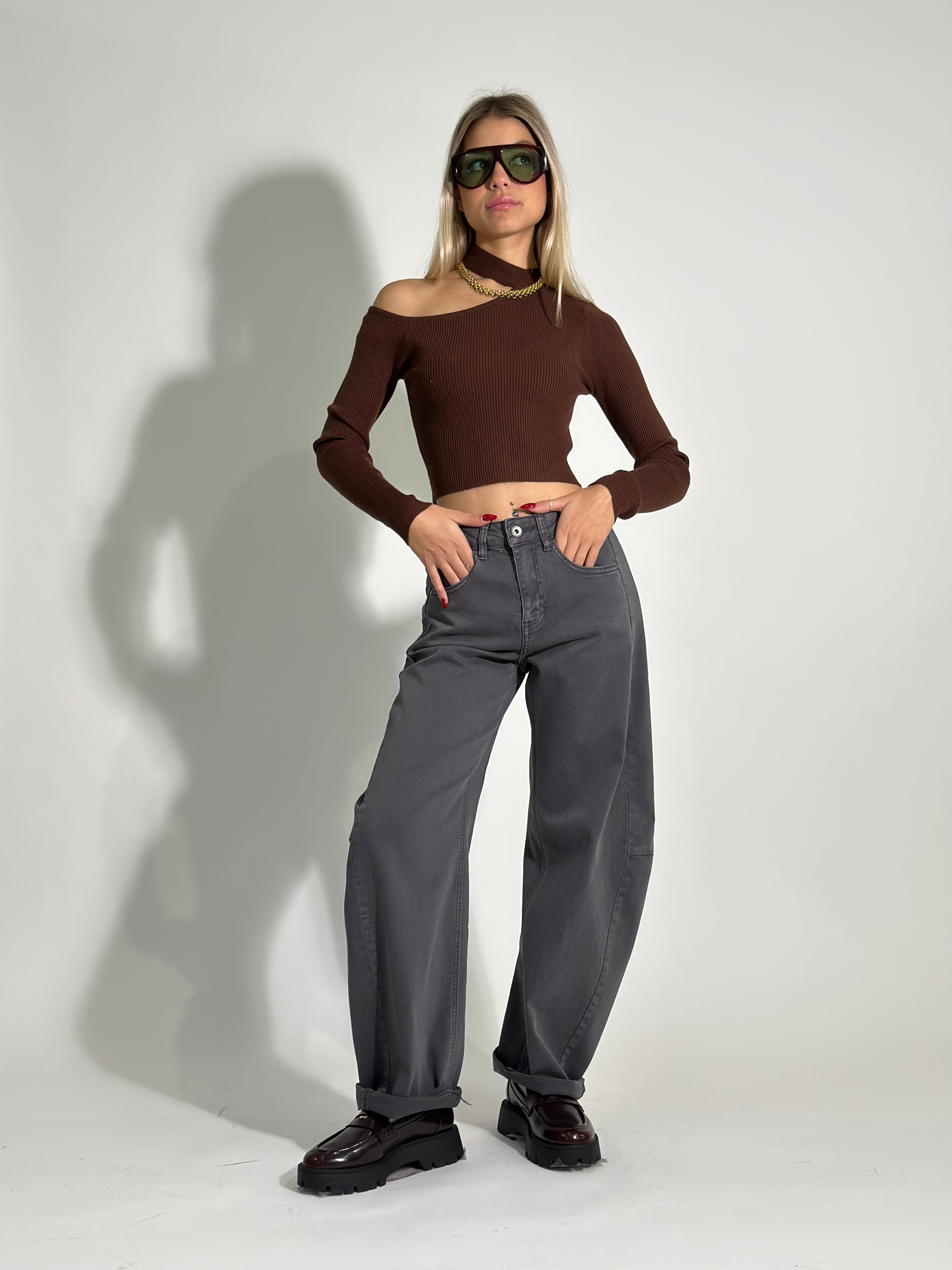 Pantalone baloon 9285 GRIGIO