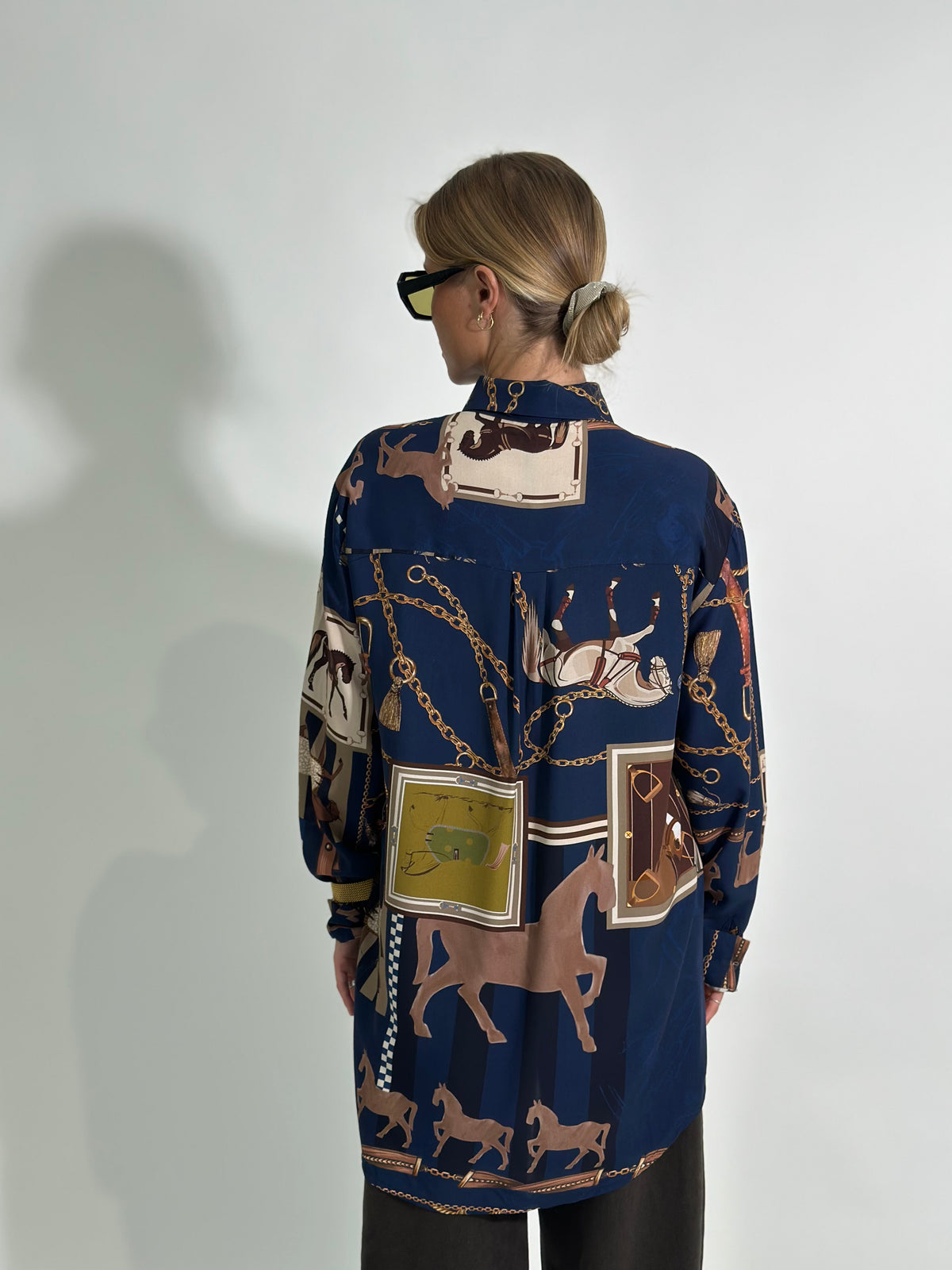Camicia Horse 22040 BLU