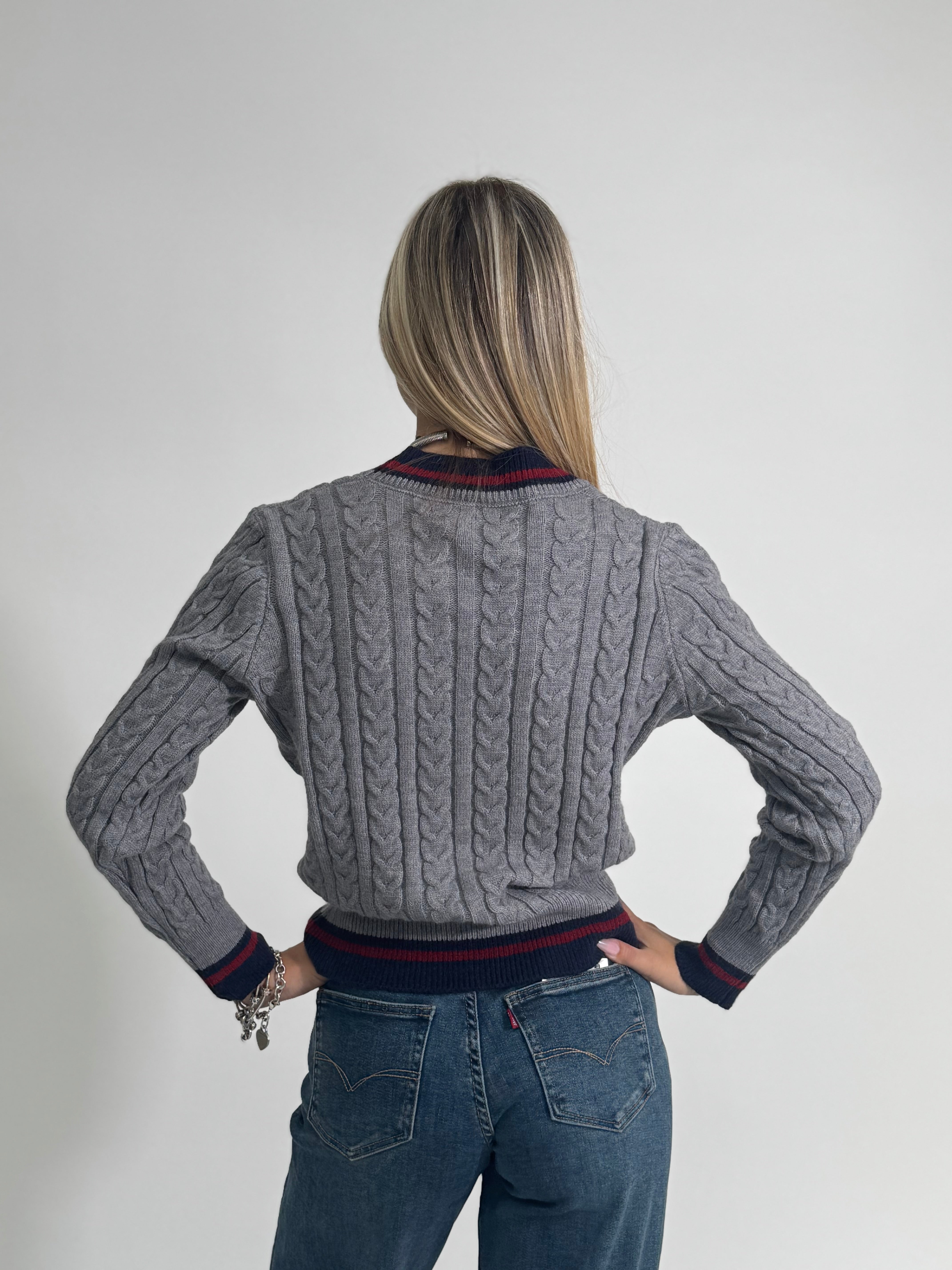Cardigan 9388 GRIGIO