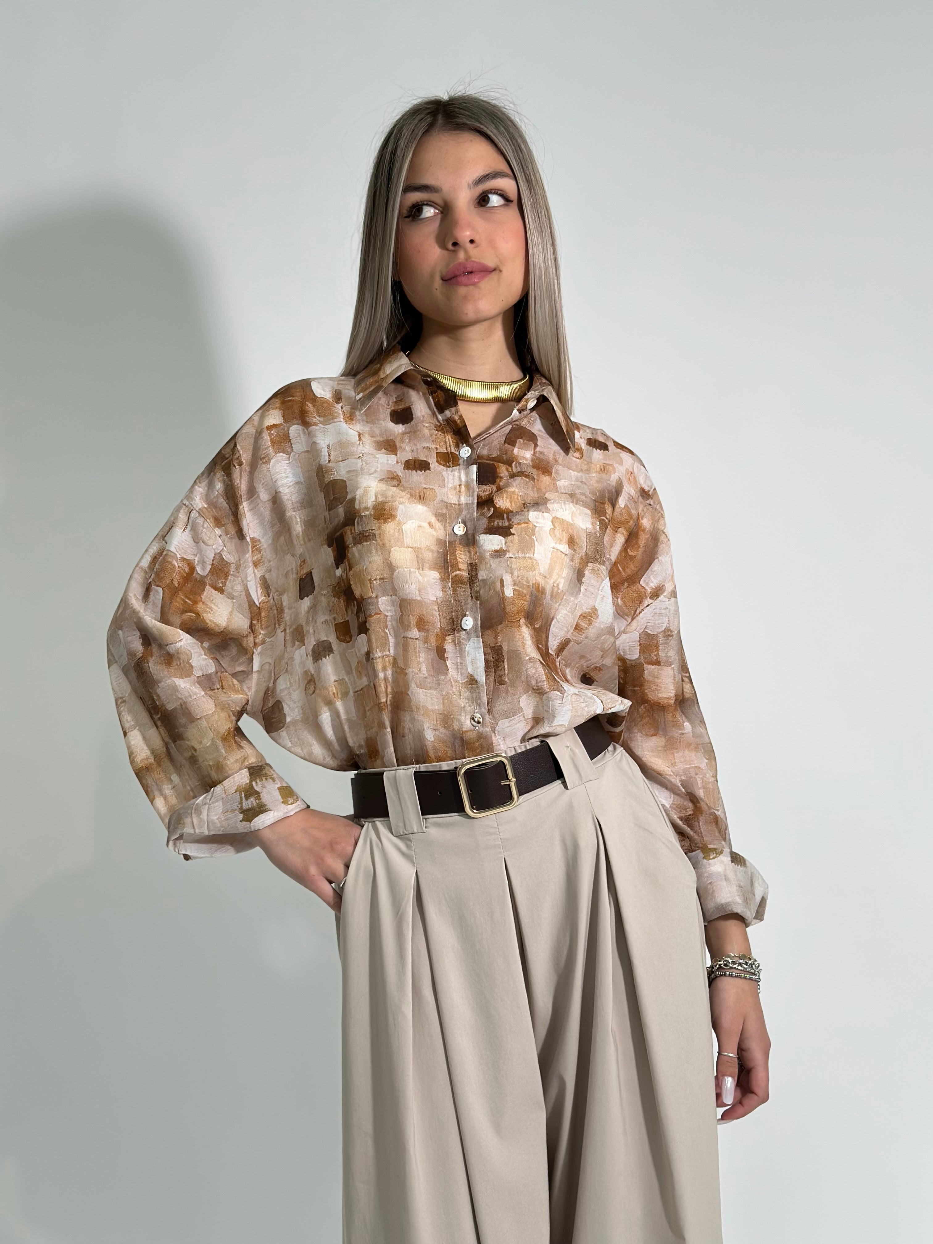 Camicia coffee 1815