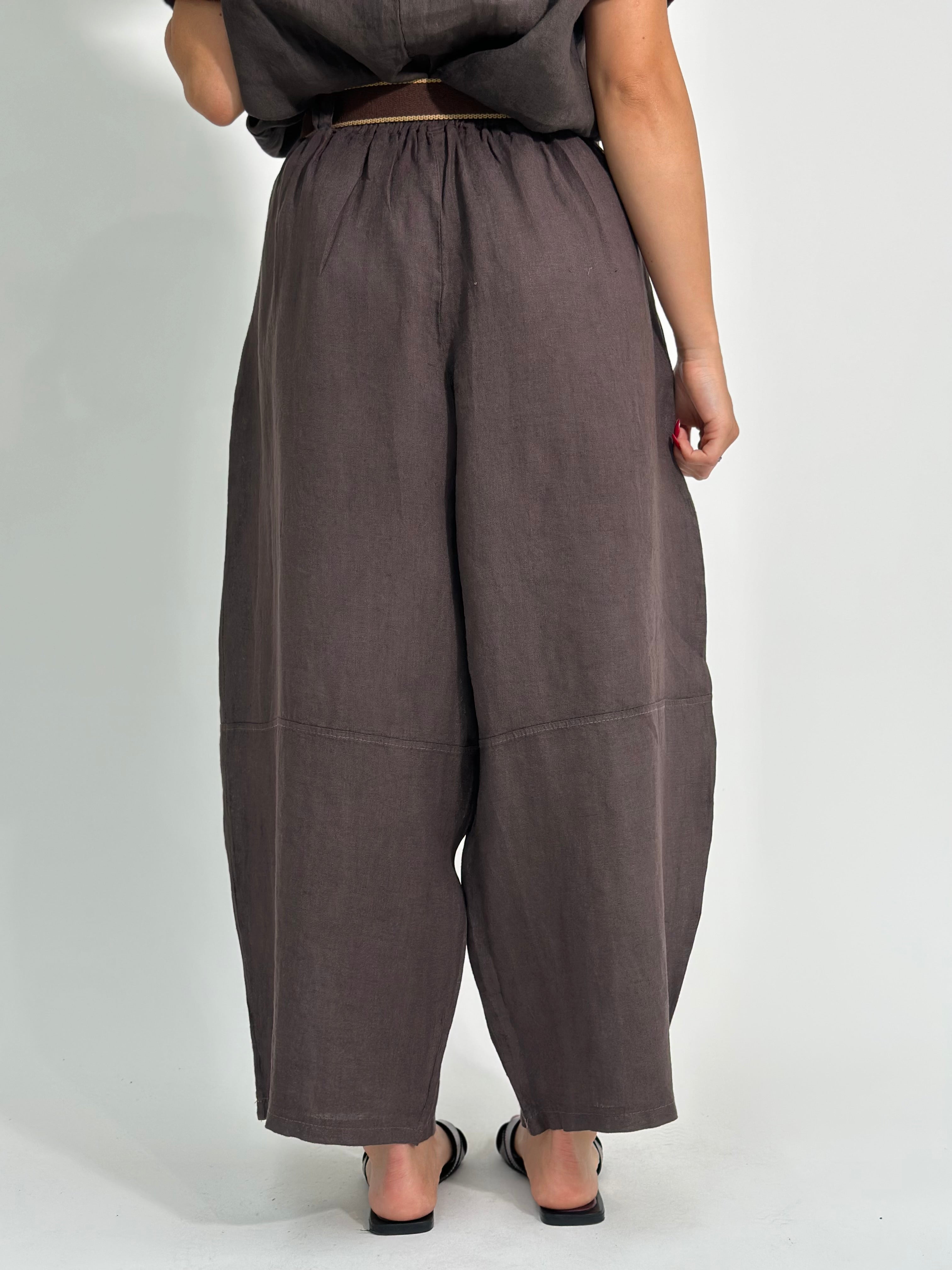 Pantalone lino baloon 5159