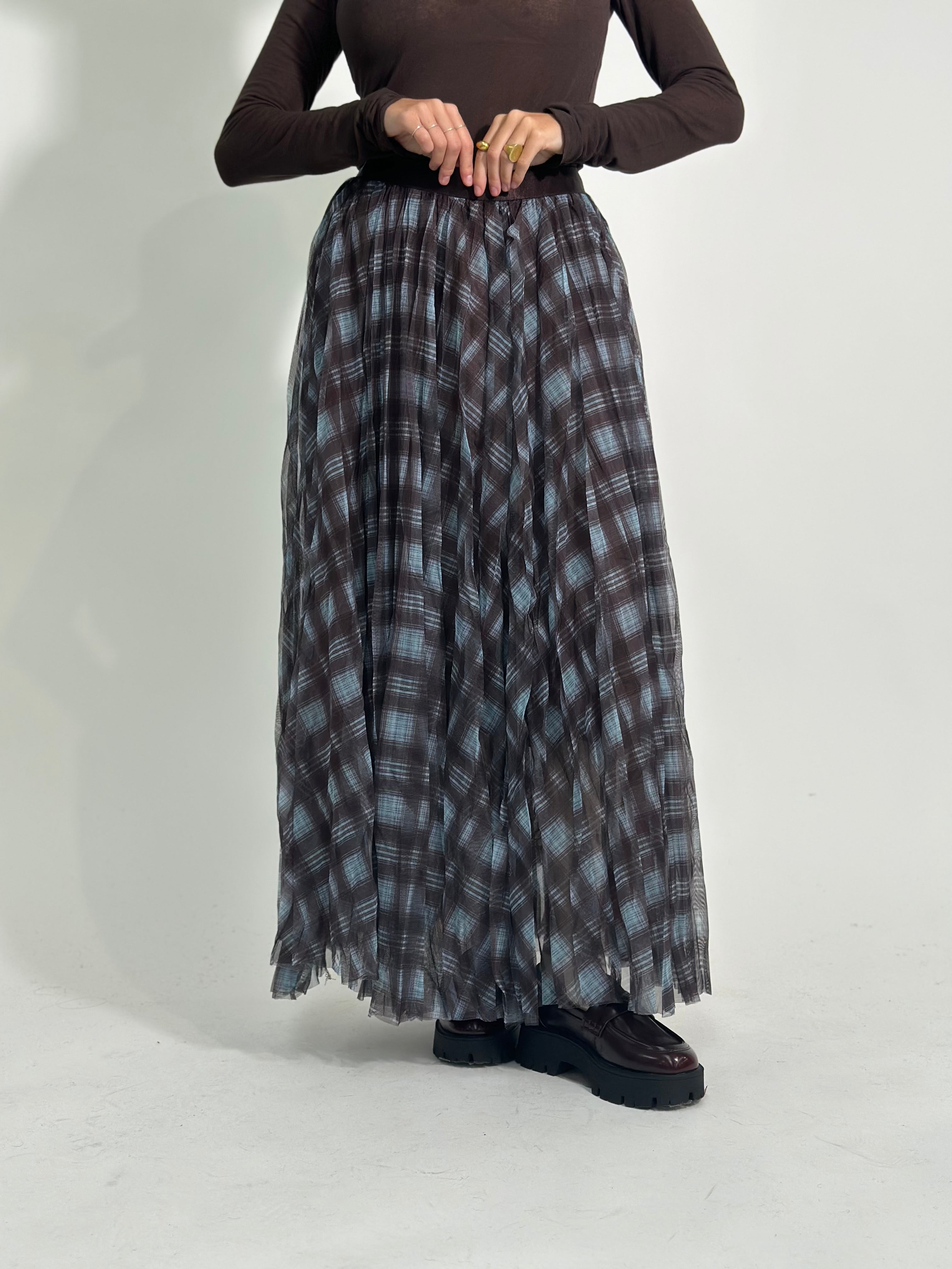 Gonna tulle 8821 MORO-AZZURRO