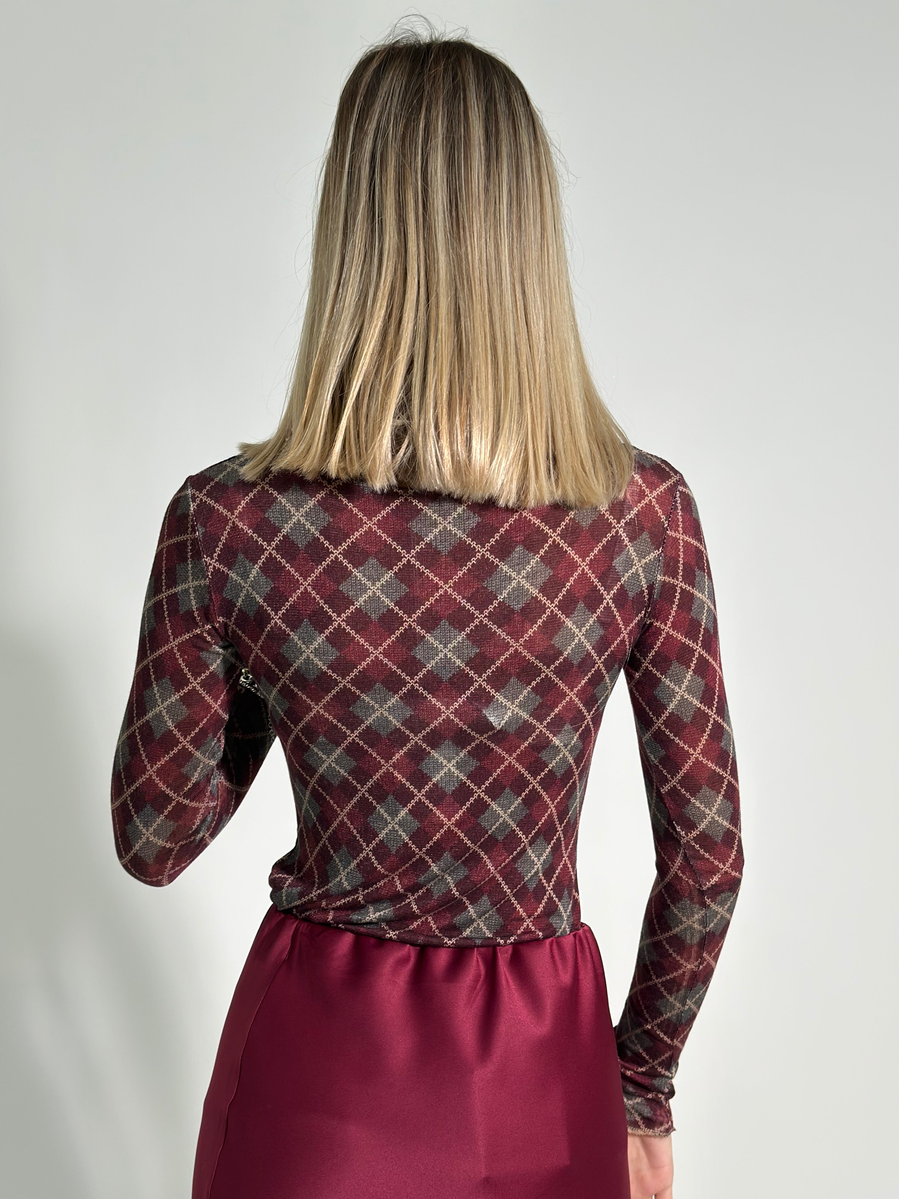 Light cashmere fantasia 4950 BURGUNDY