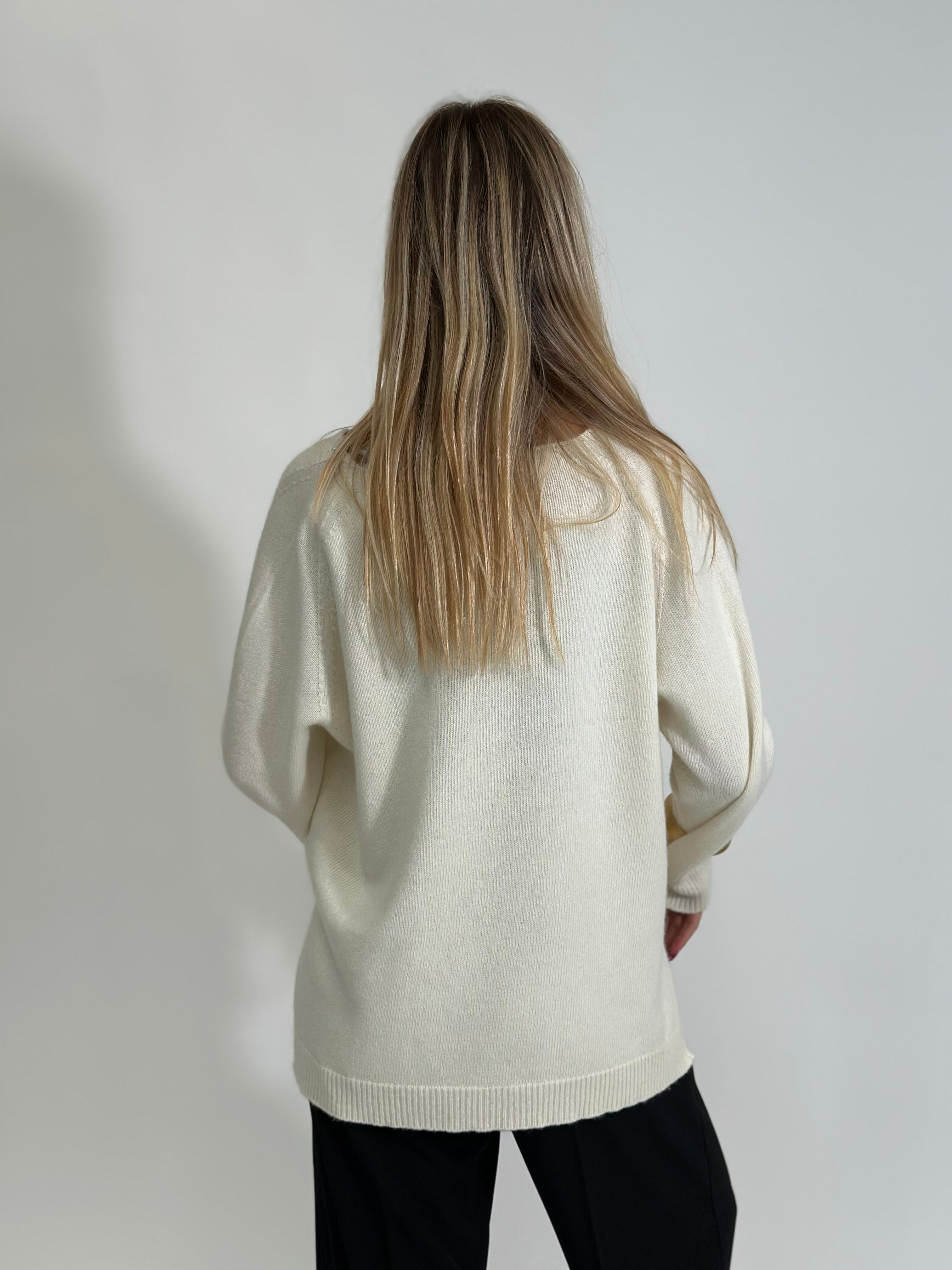 Maglia Cashmere 6617 PANNA