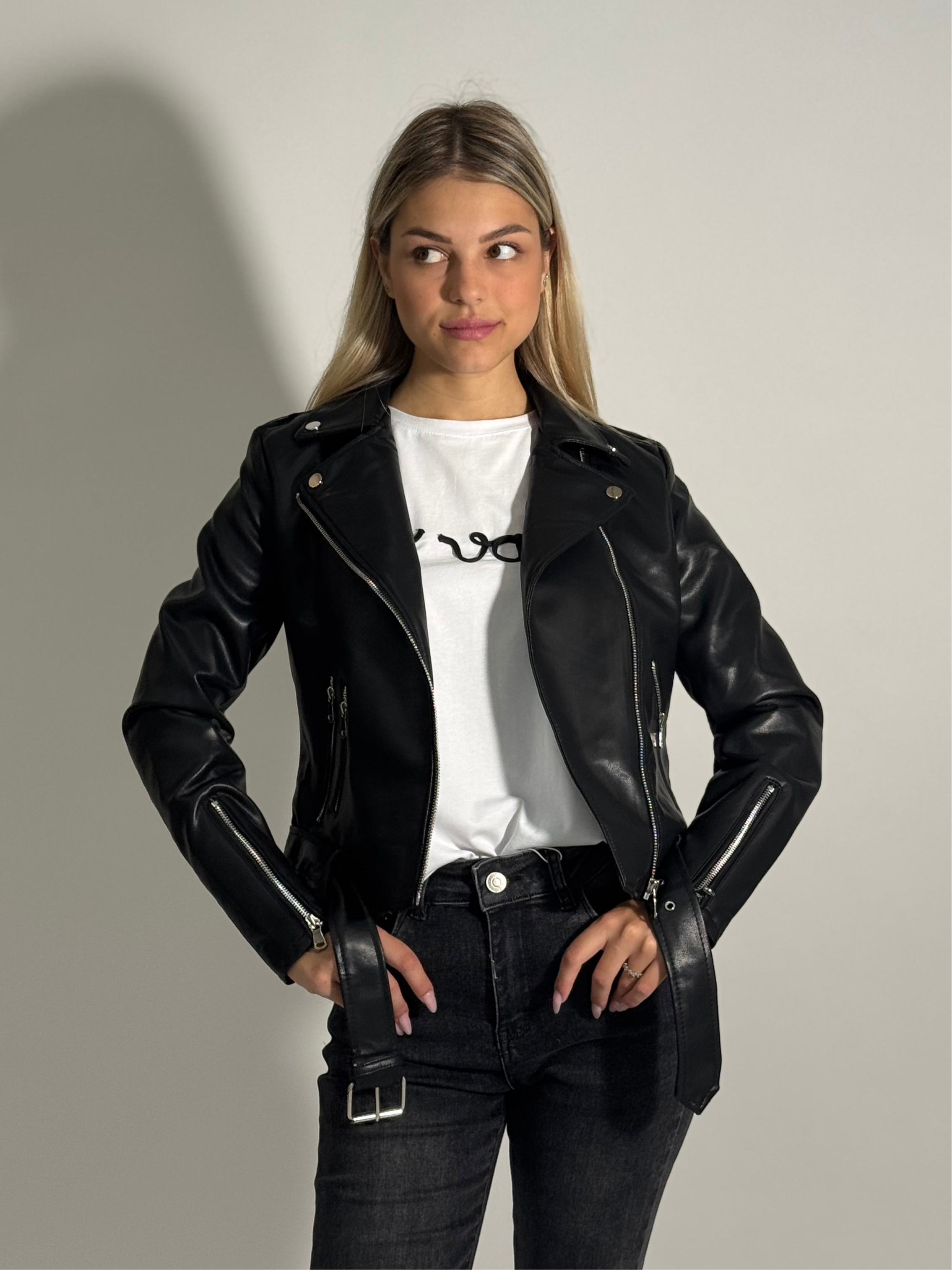 Chiodo ecopelle HQ008