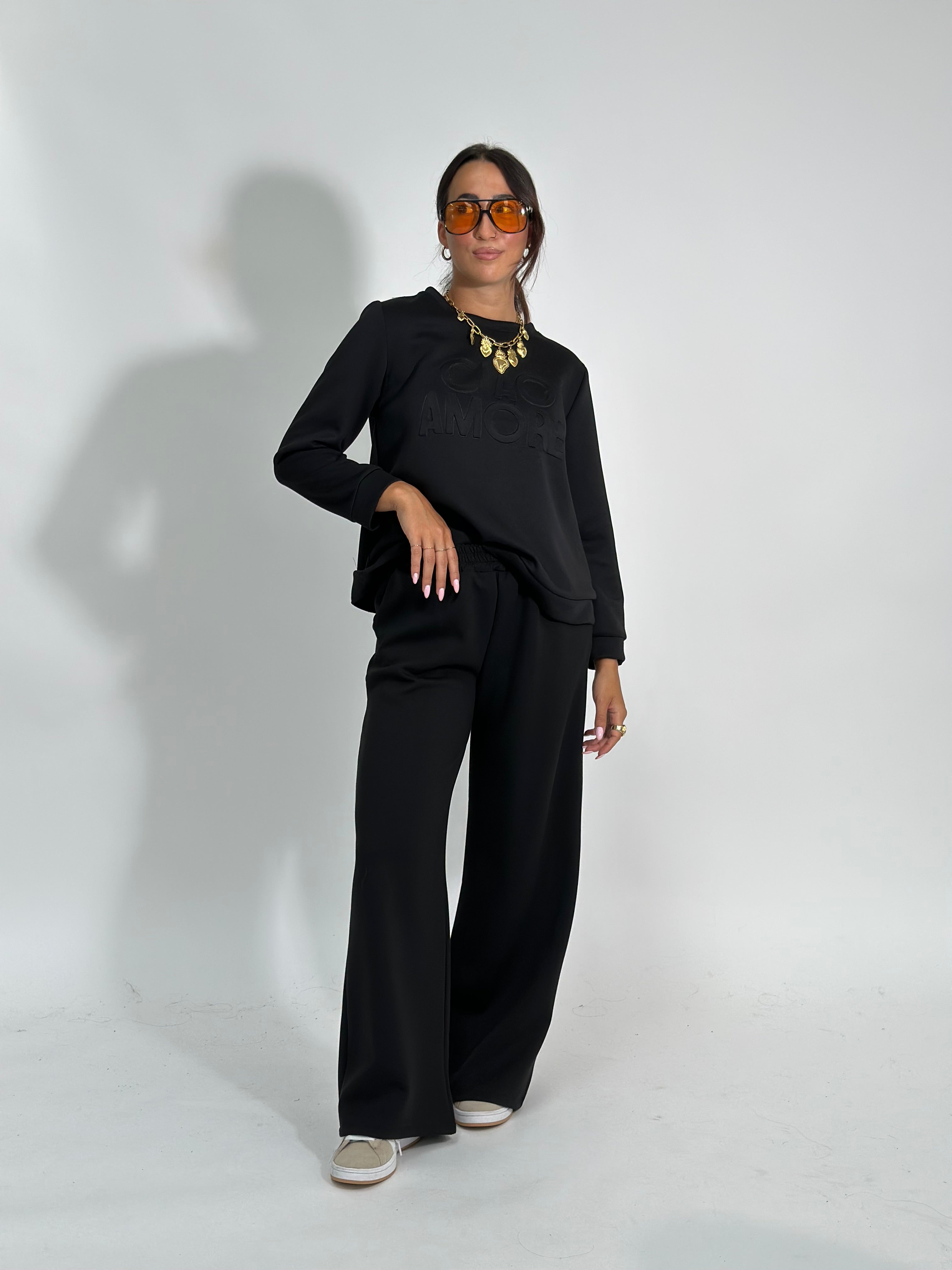Pantalone confort 6382 NERO