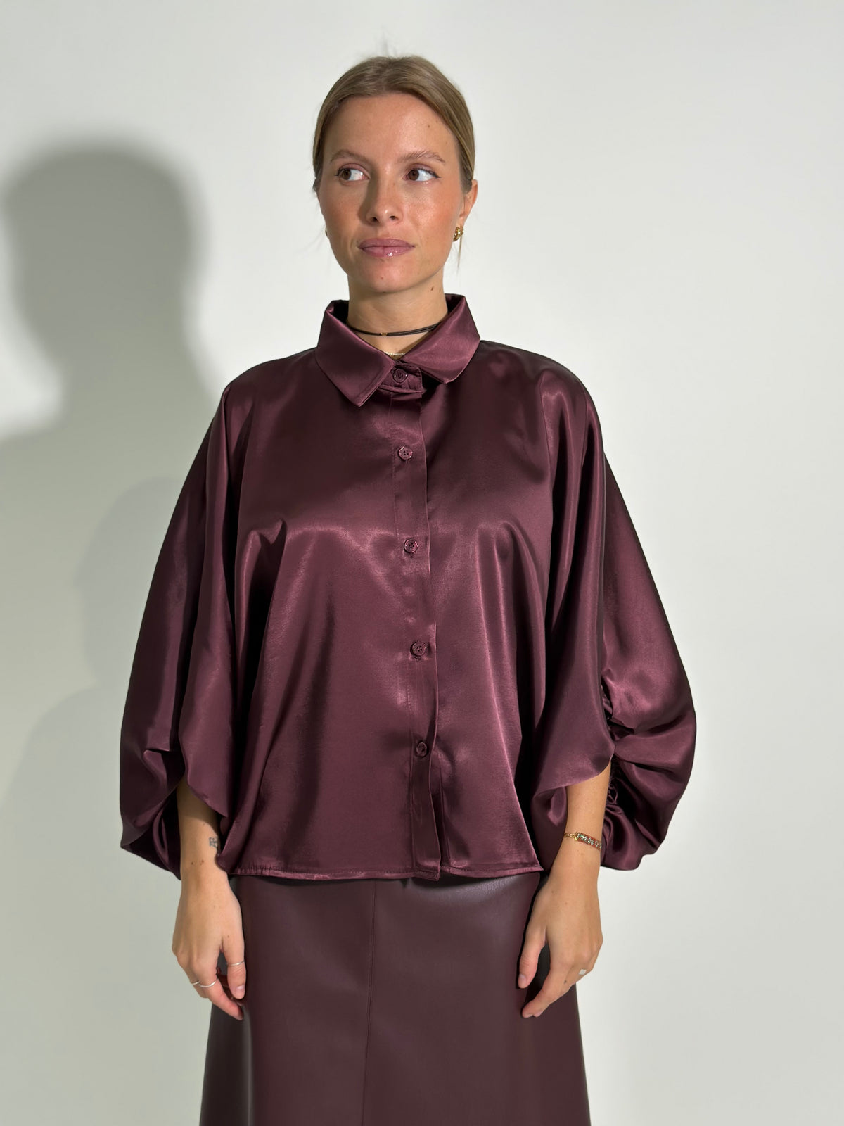Camicia satin baloon 5161