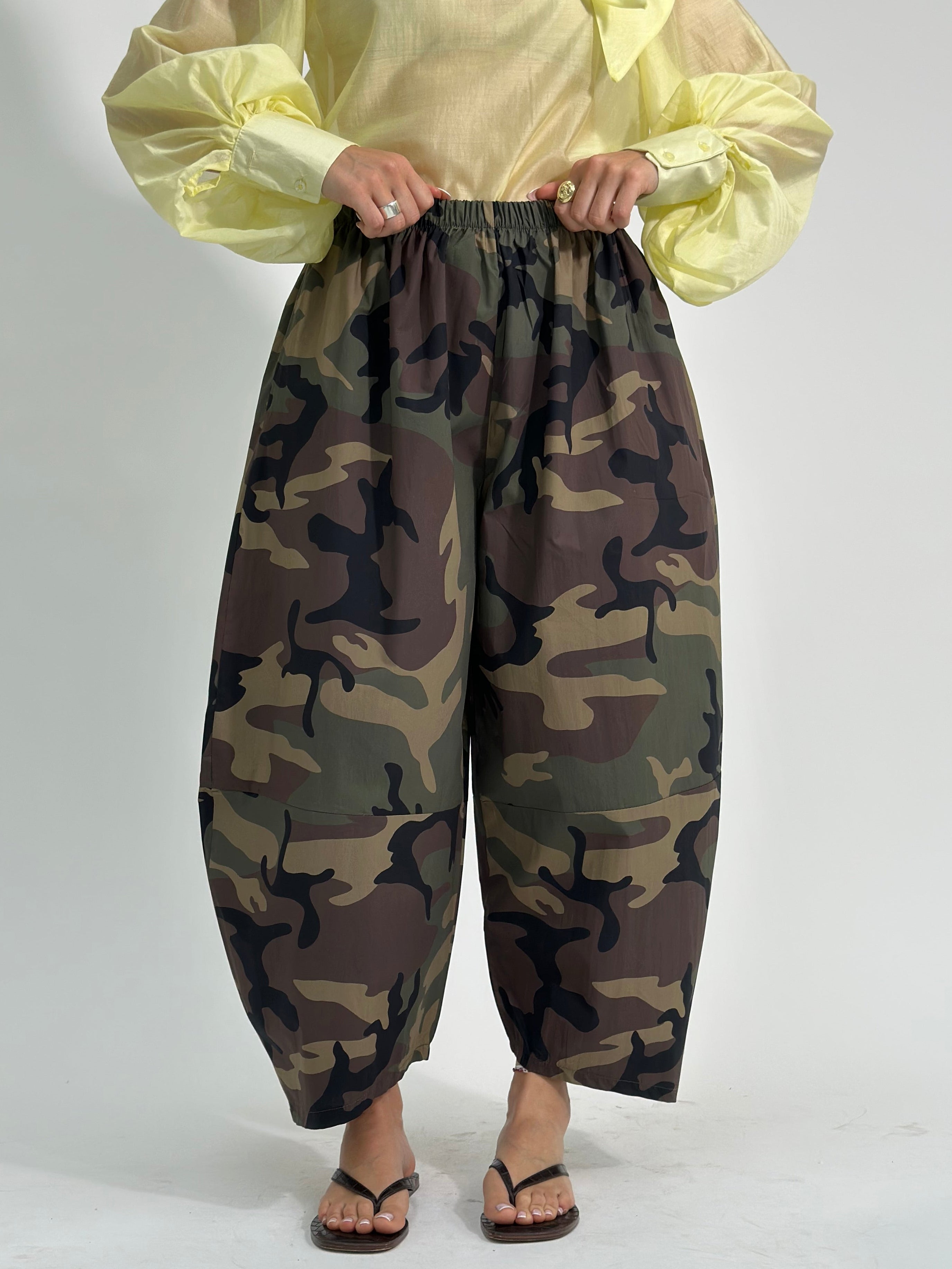 Pantalone baloon mimetico 4957