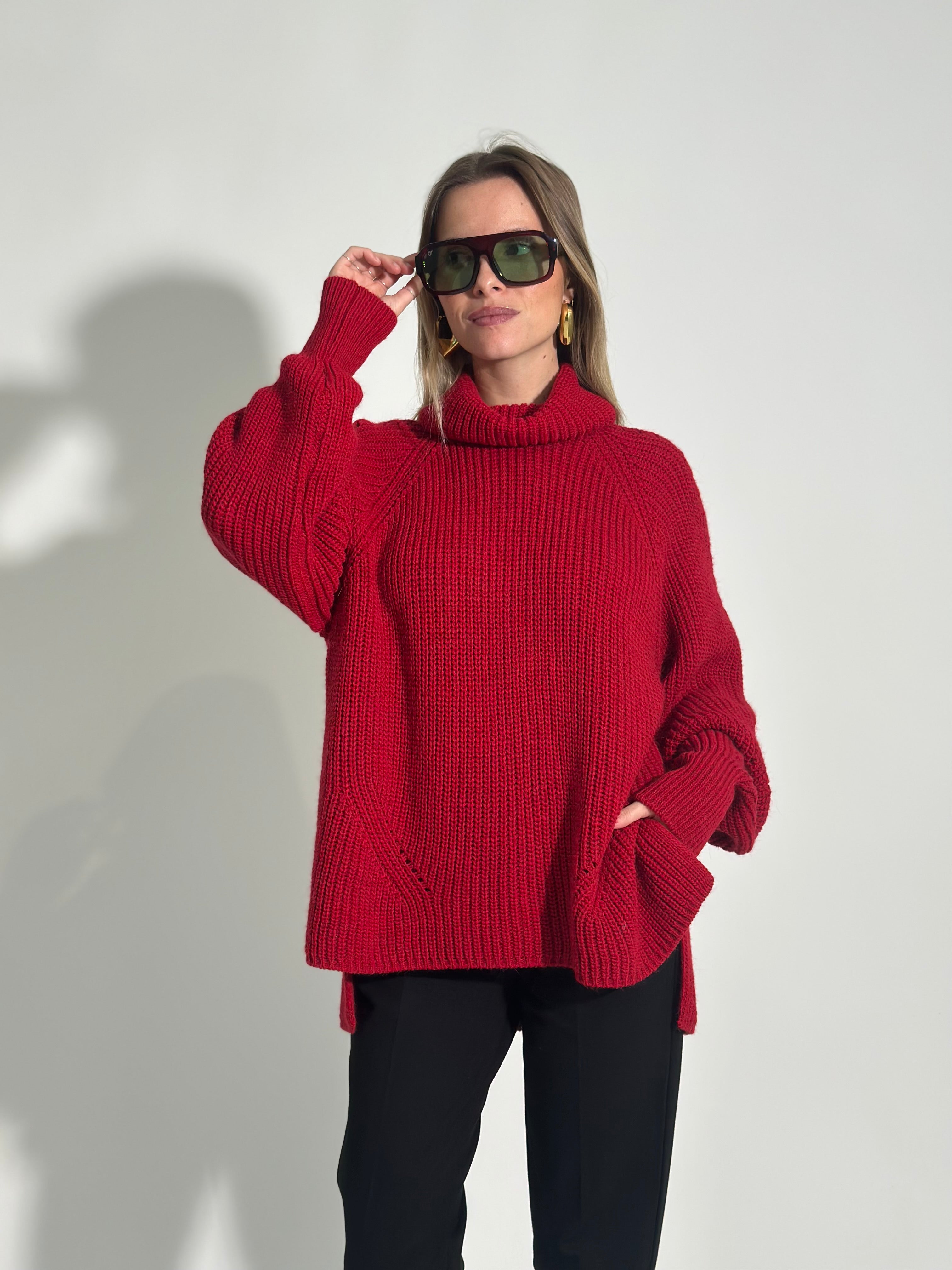 Maglia coste inglese 10343 ROSSO