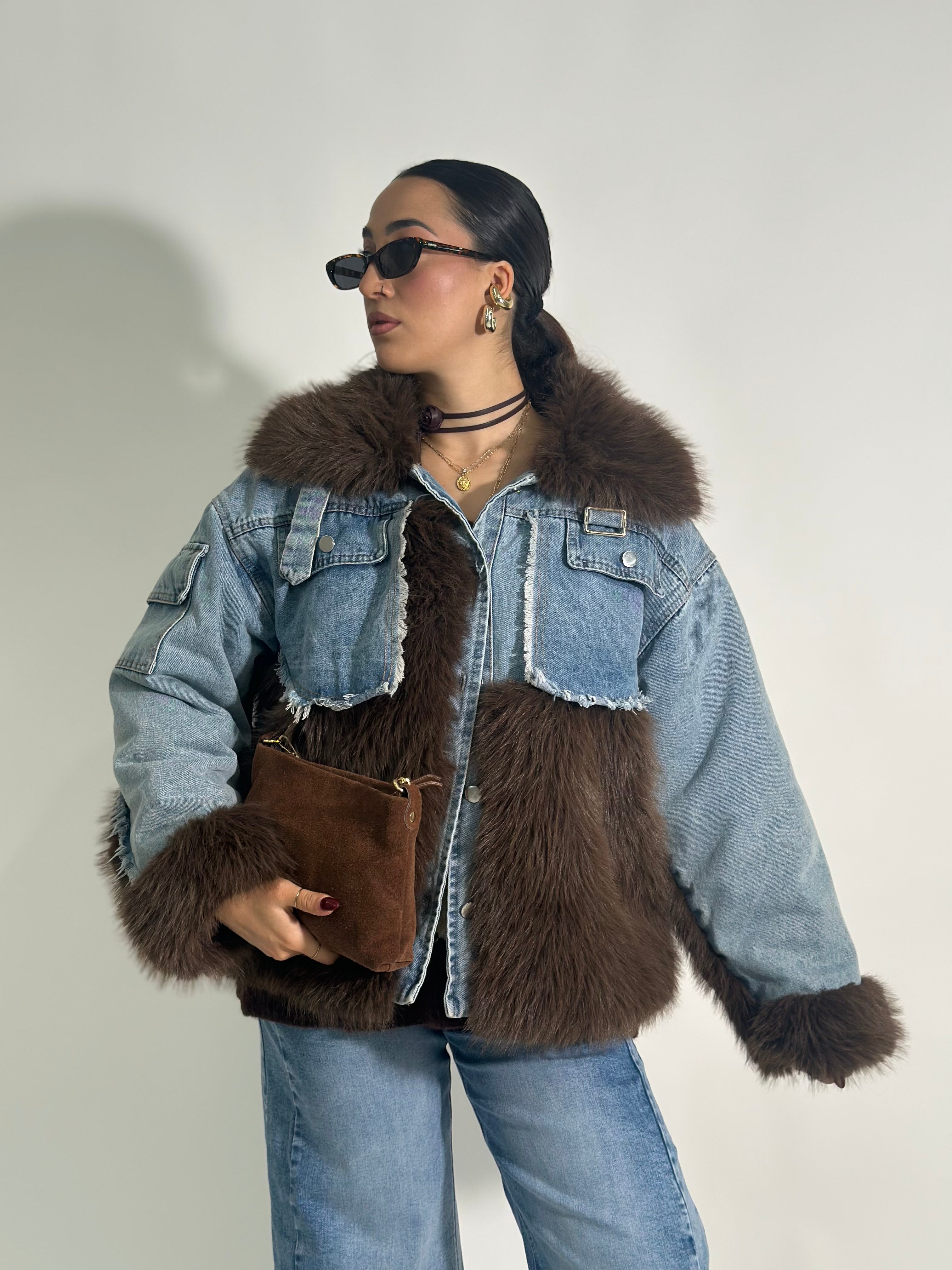 Giaccone denim Q0031