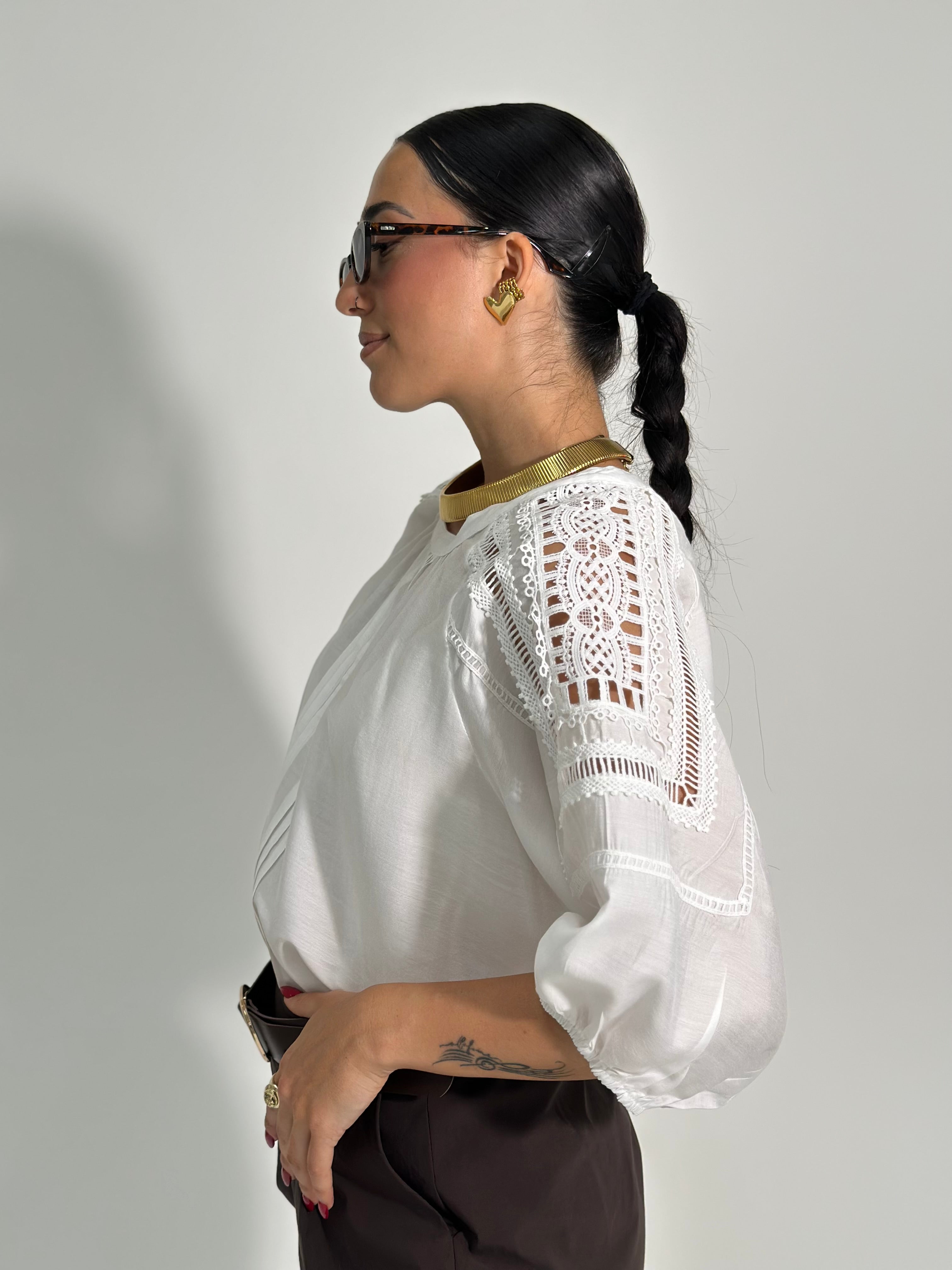 Camicia pizzo 9121