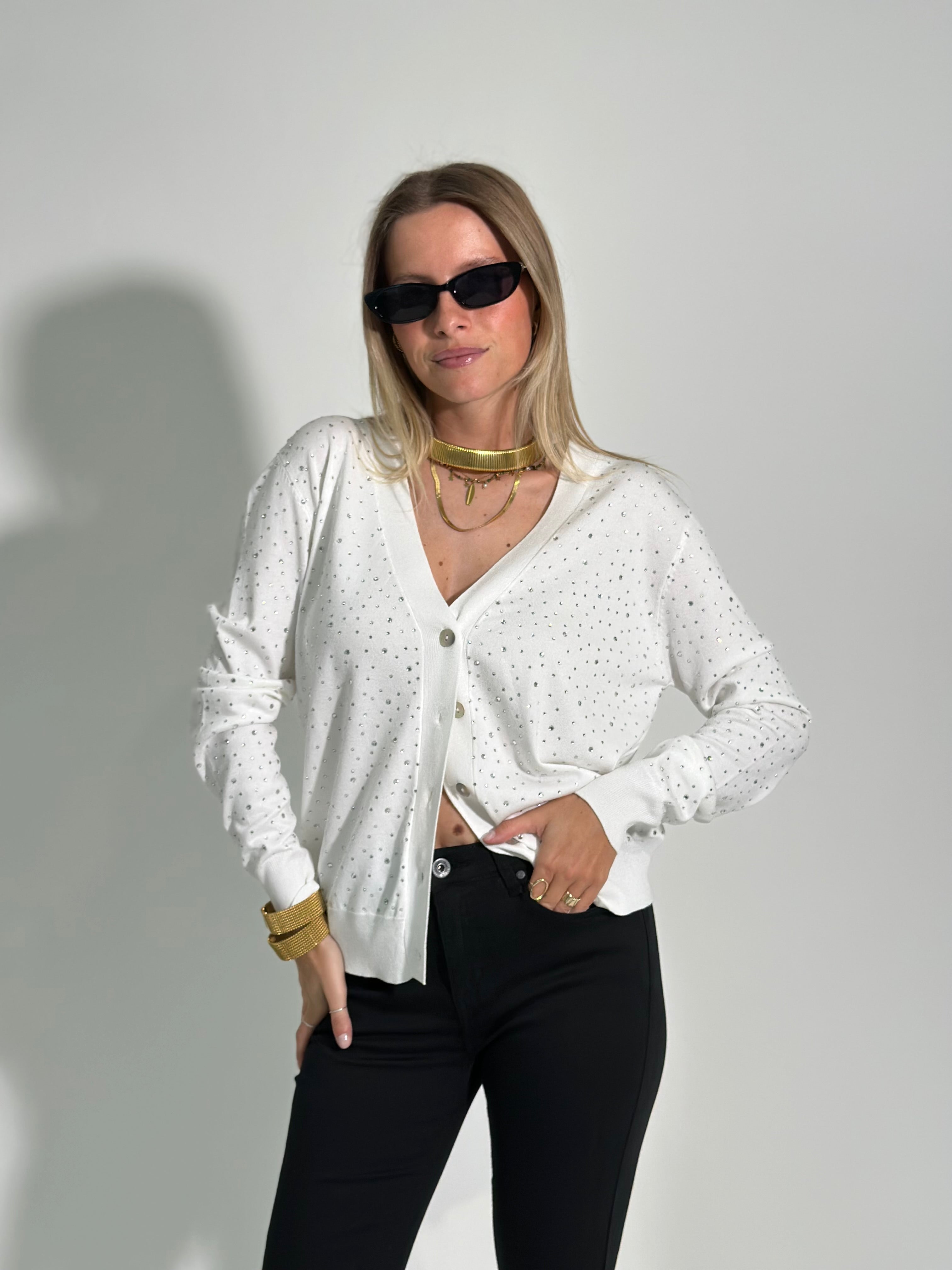 Cardigan strass E259