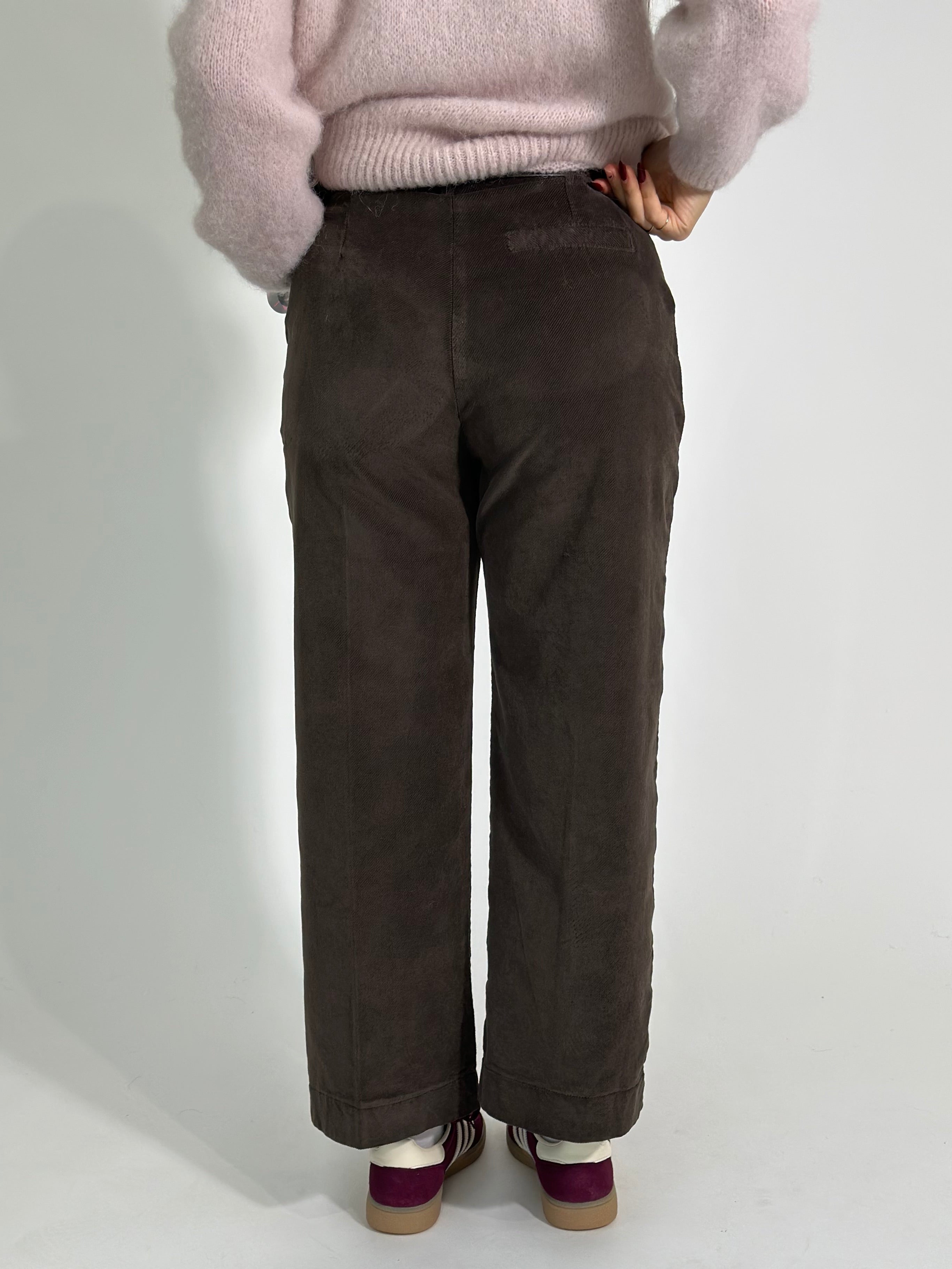 Pantalone velvet 822630 MORO