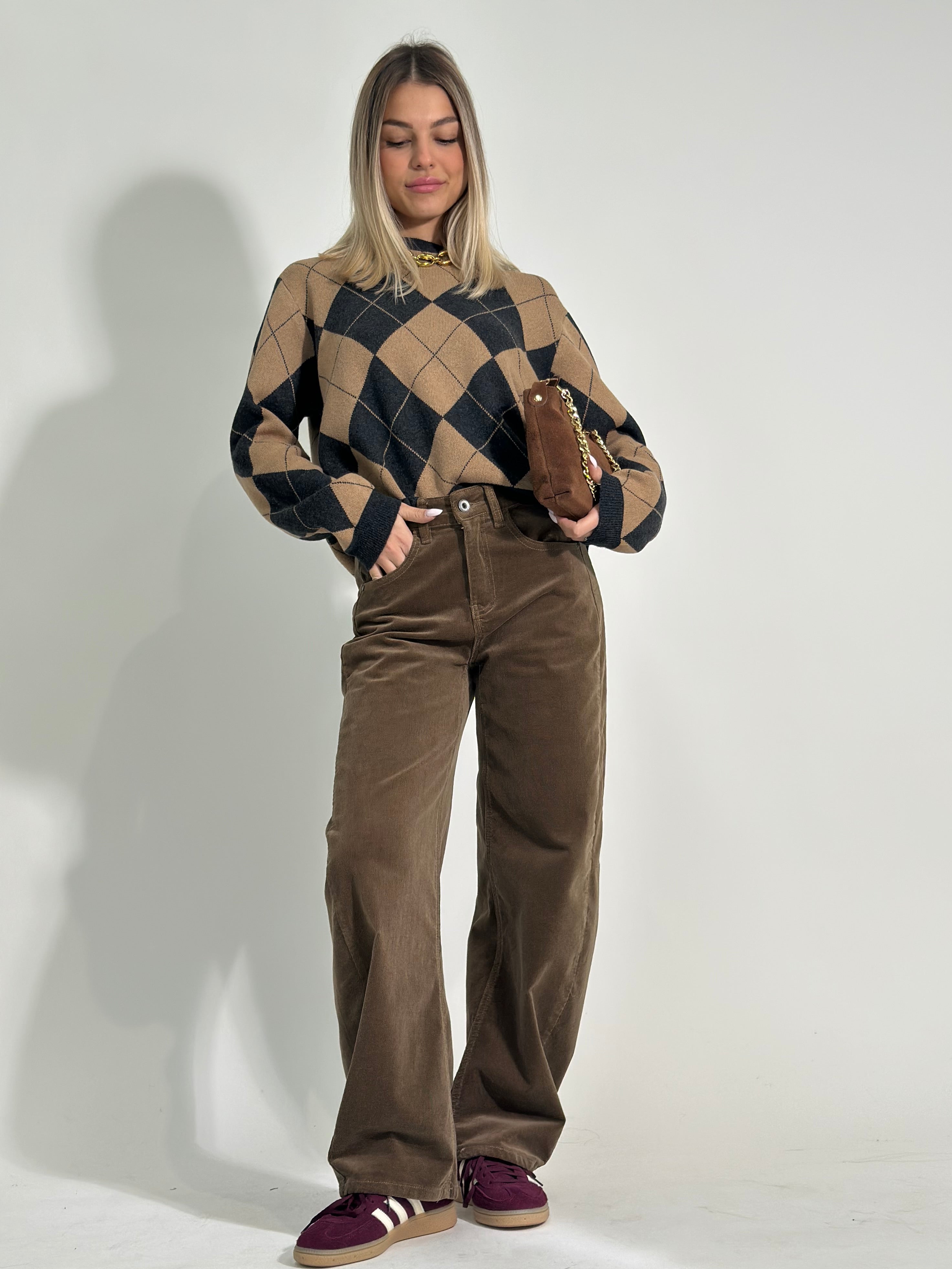 Pantalone baloon costina 9320 CAMEL