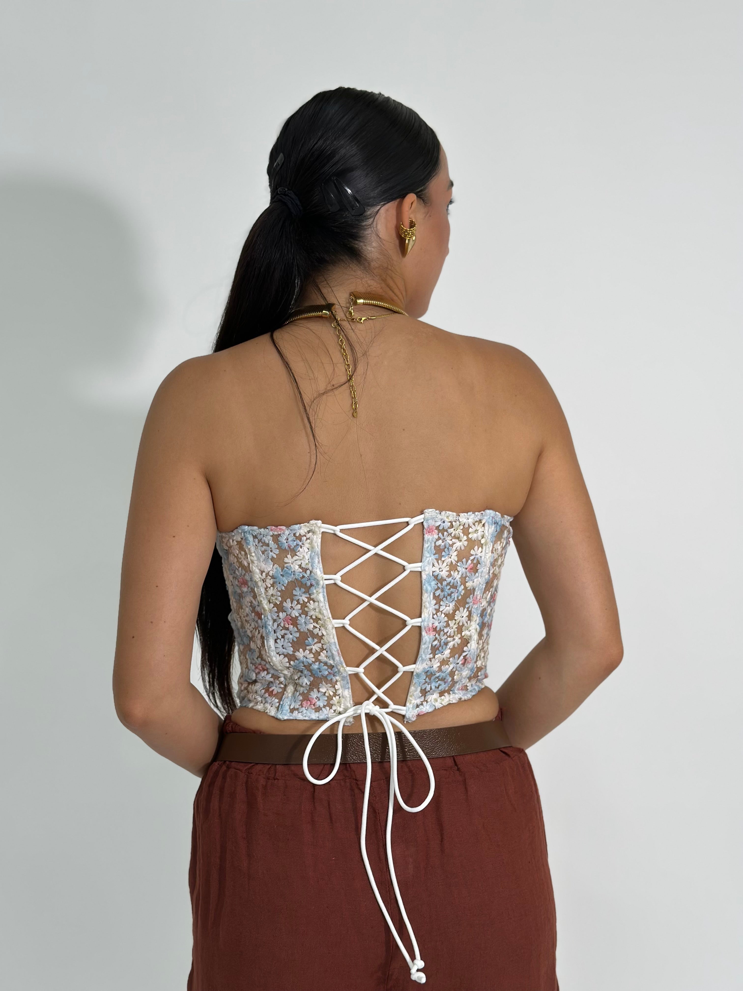 Corsetto rose 6008