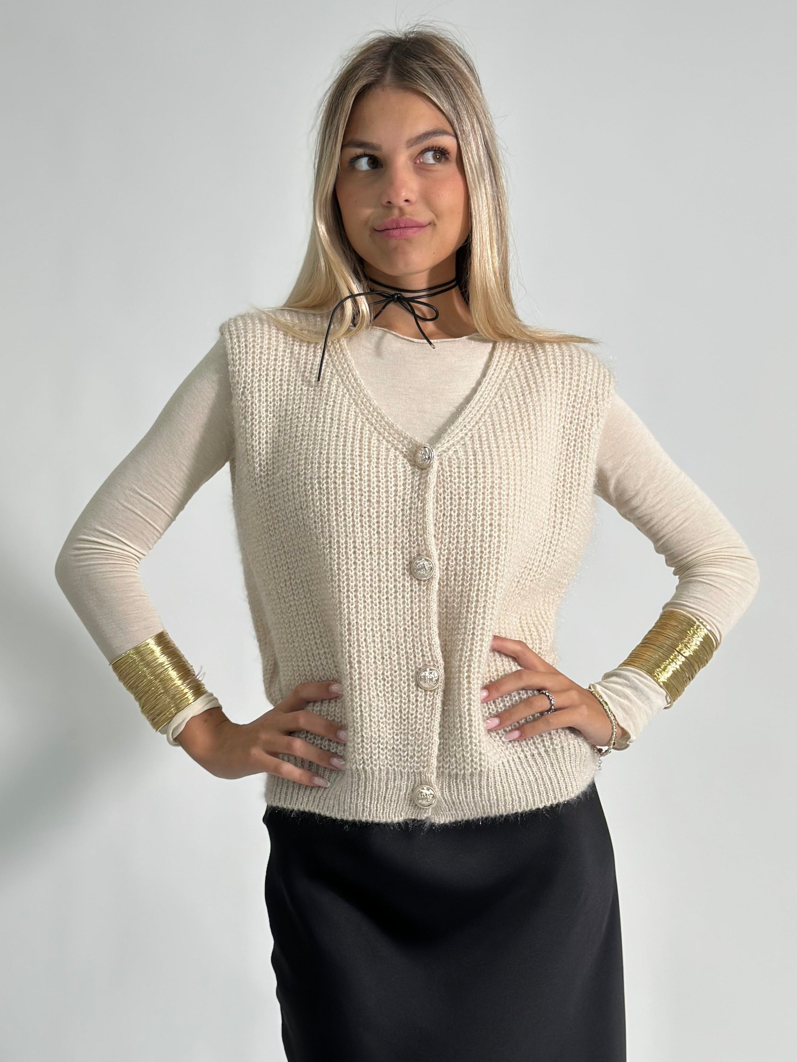 Gilet 8889 PANNA