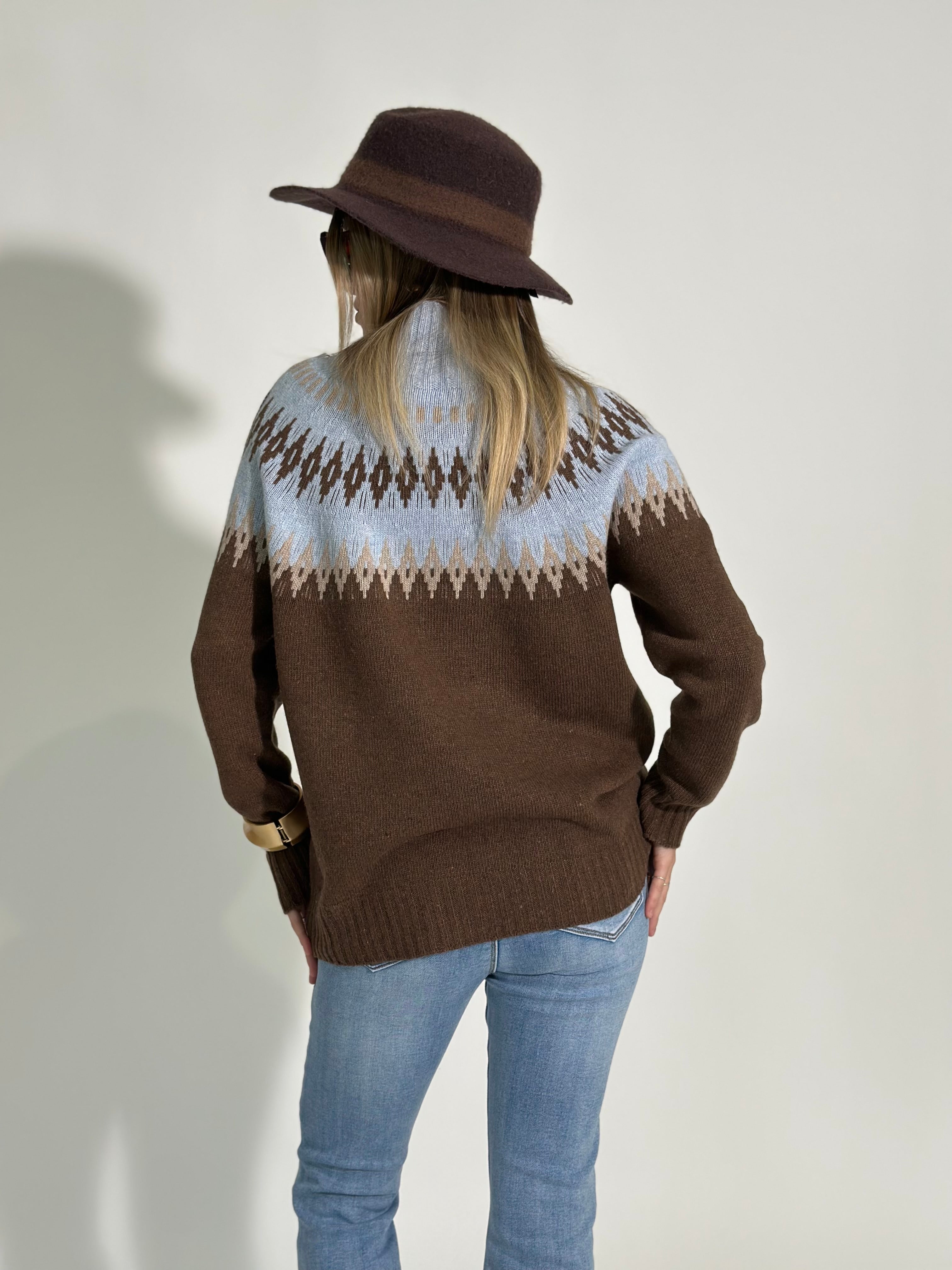 Maglia norvegese 8240 MORO CIELO