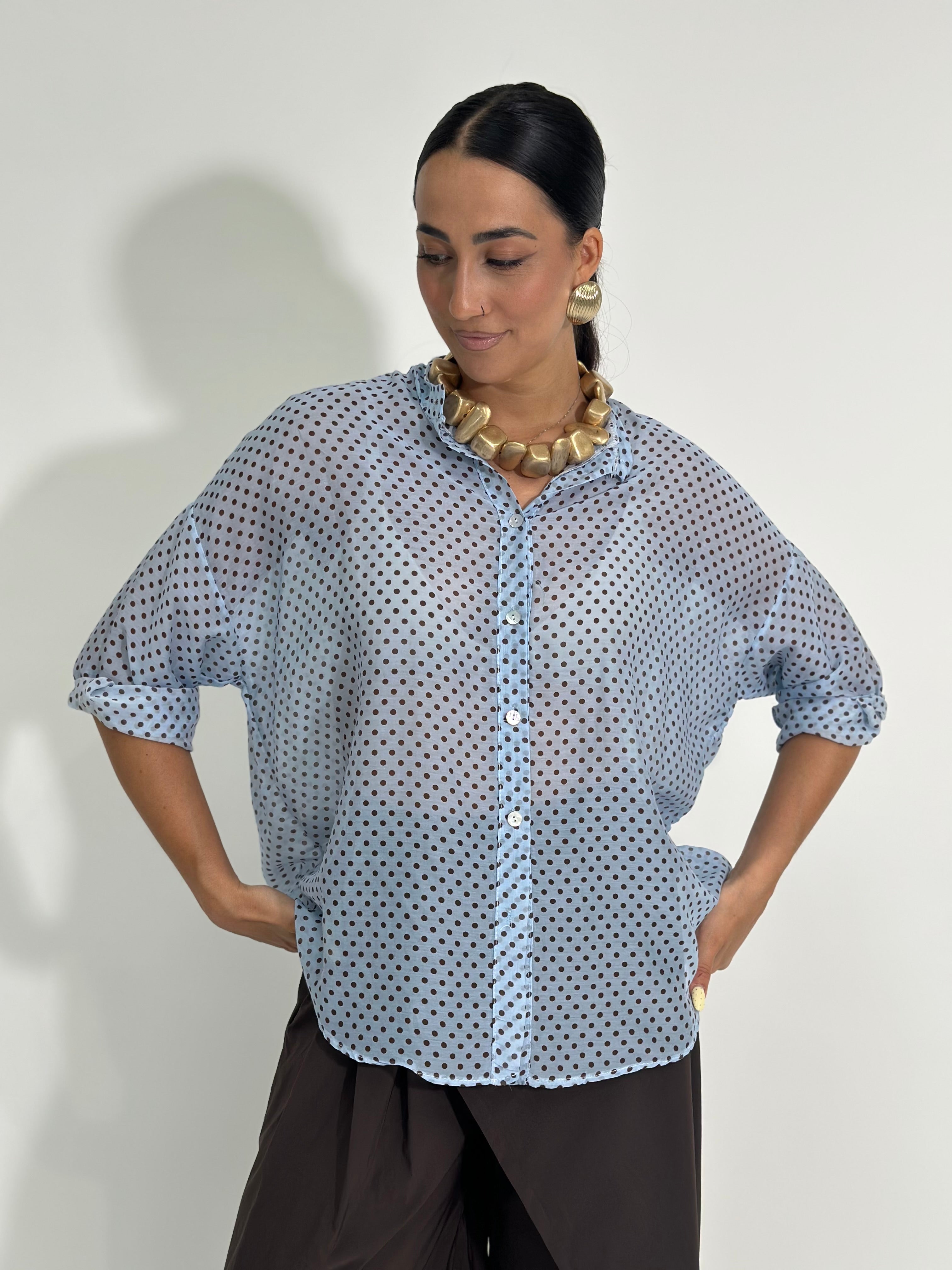 Camicia pois seta 164