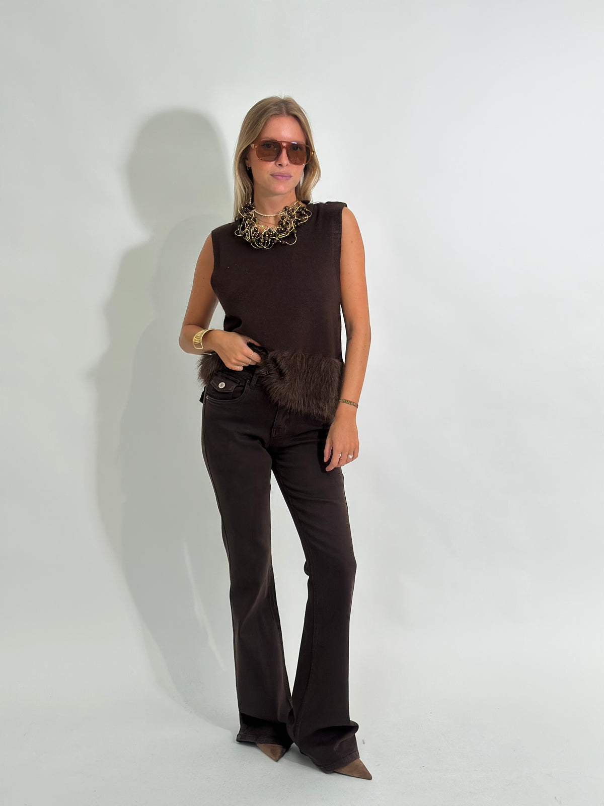 Jeans flare H3903