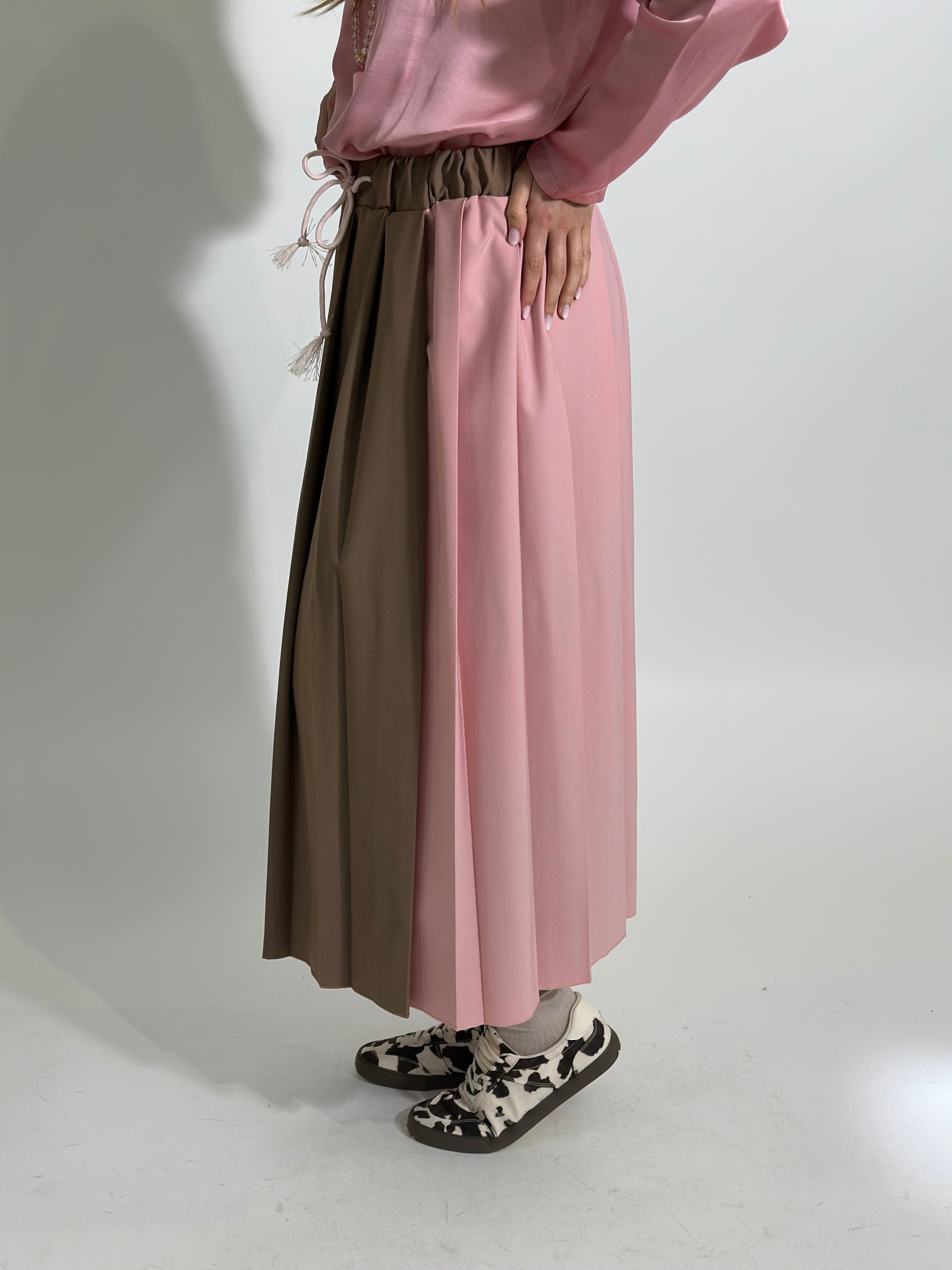Gonna pieghe 257 PINK