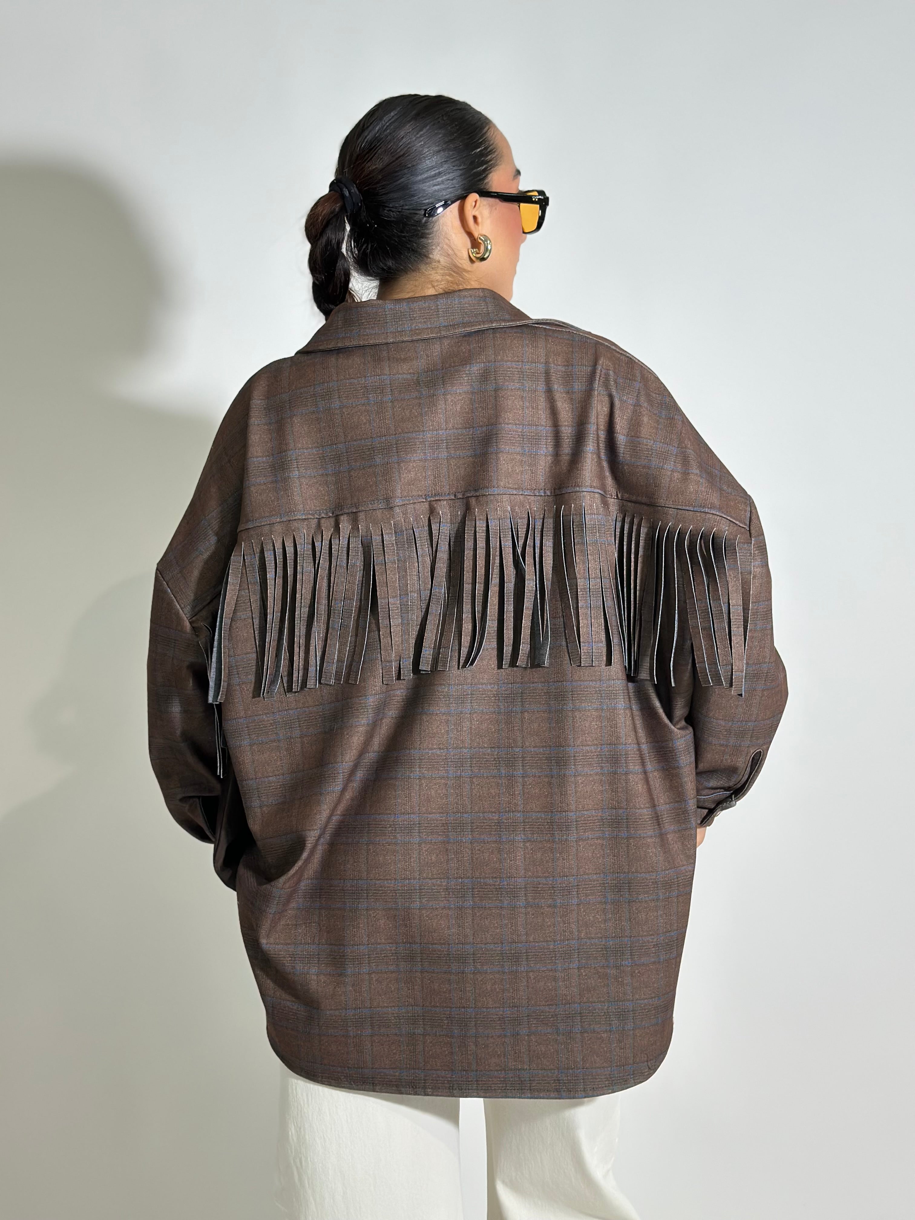 Camicia madras 7814 MORO