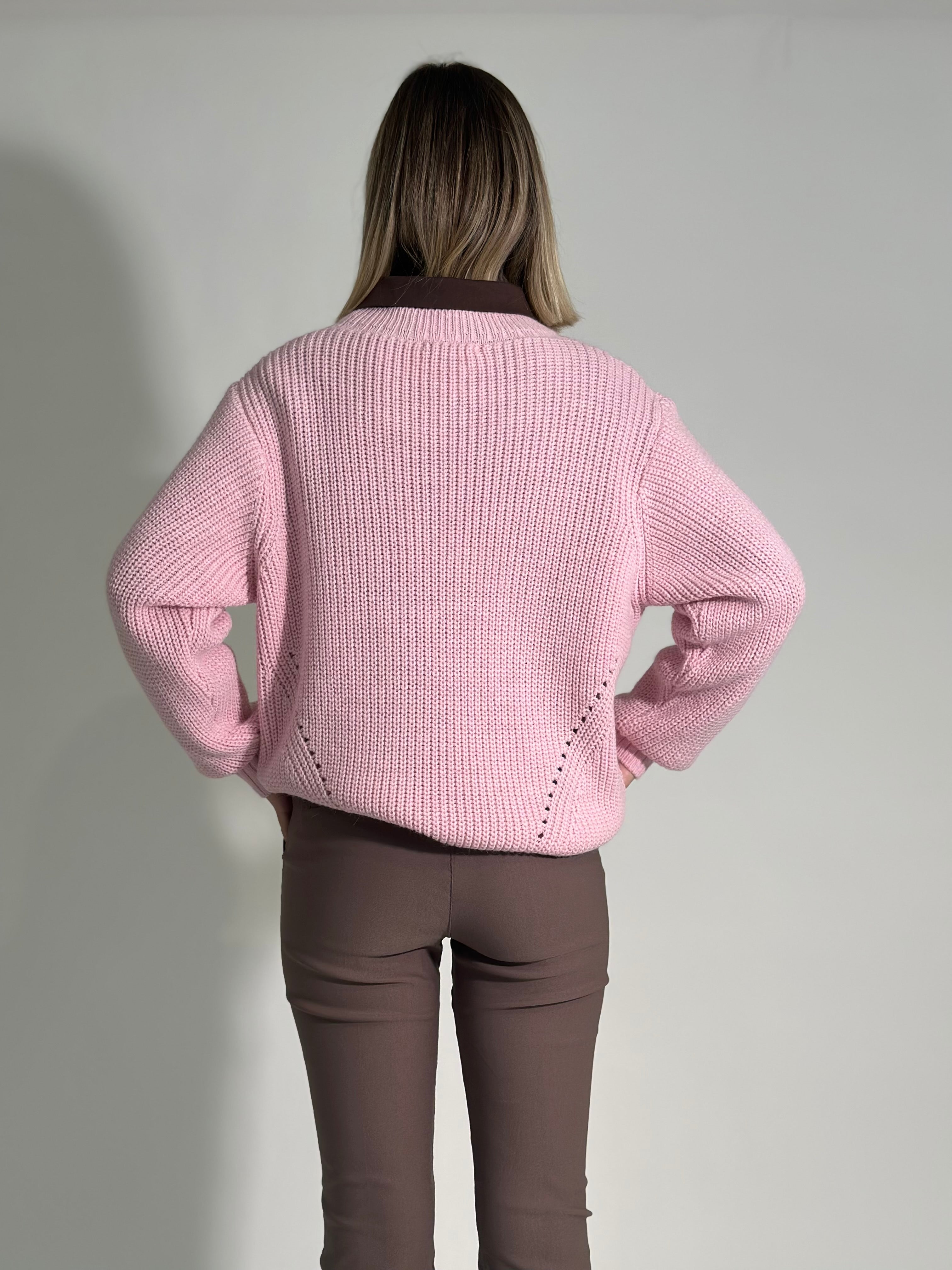 Maglia coste inglese 0088 ROSA
