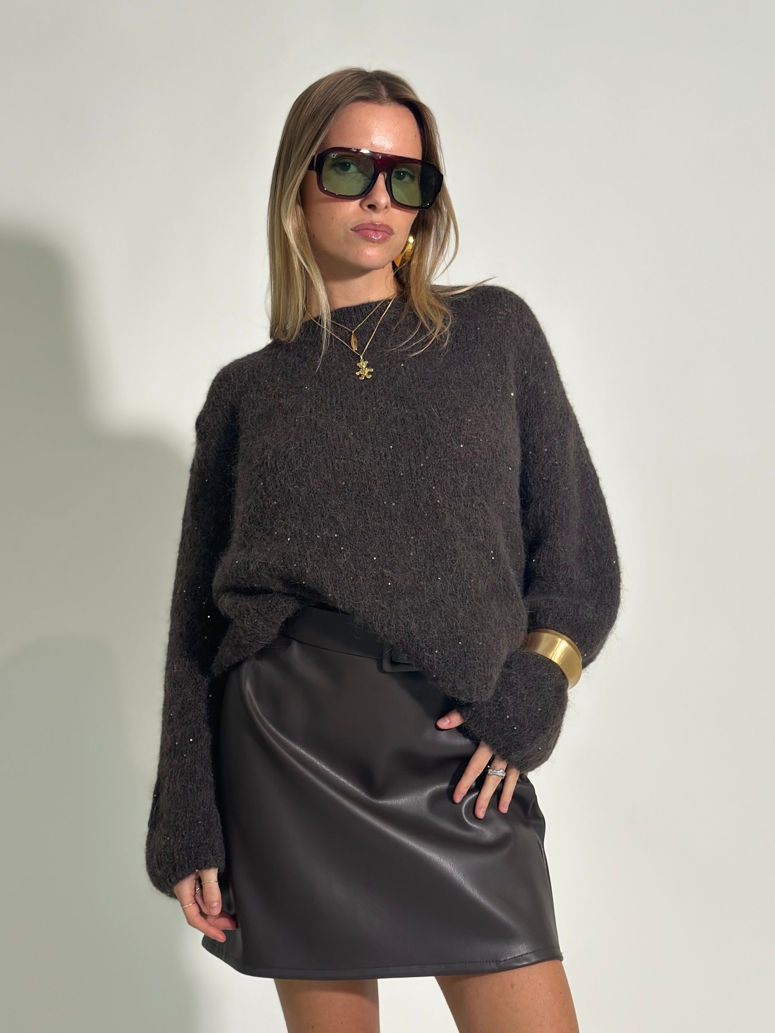 Gonna ecopelle 02526