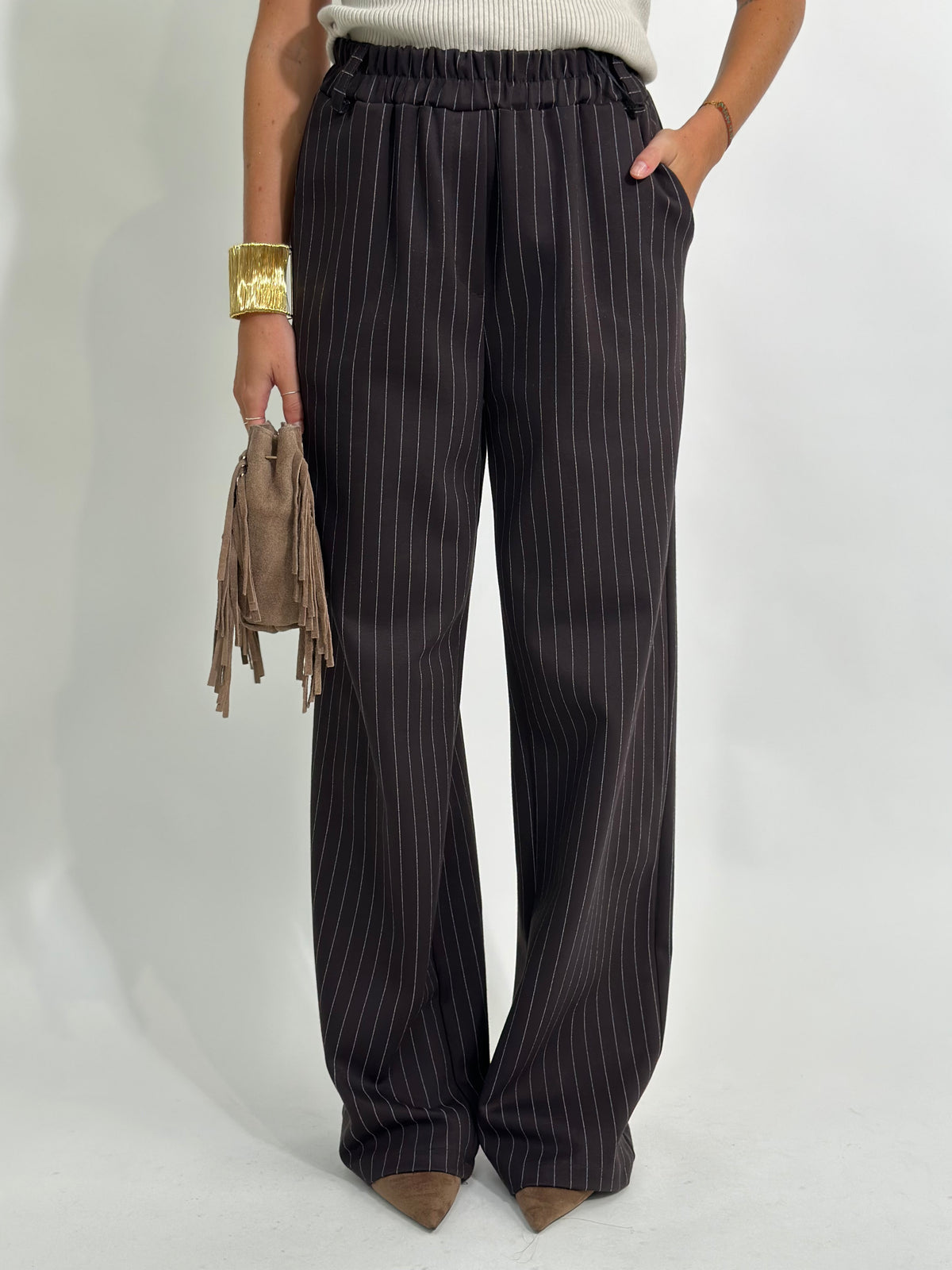 Tailleur gessato punto milano 29010