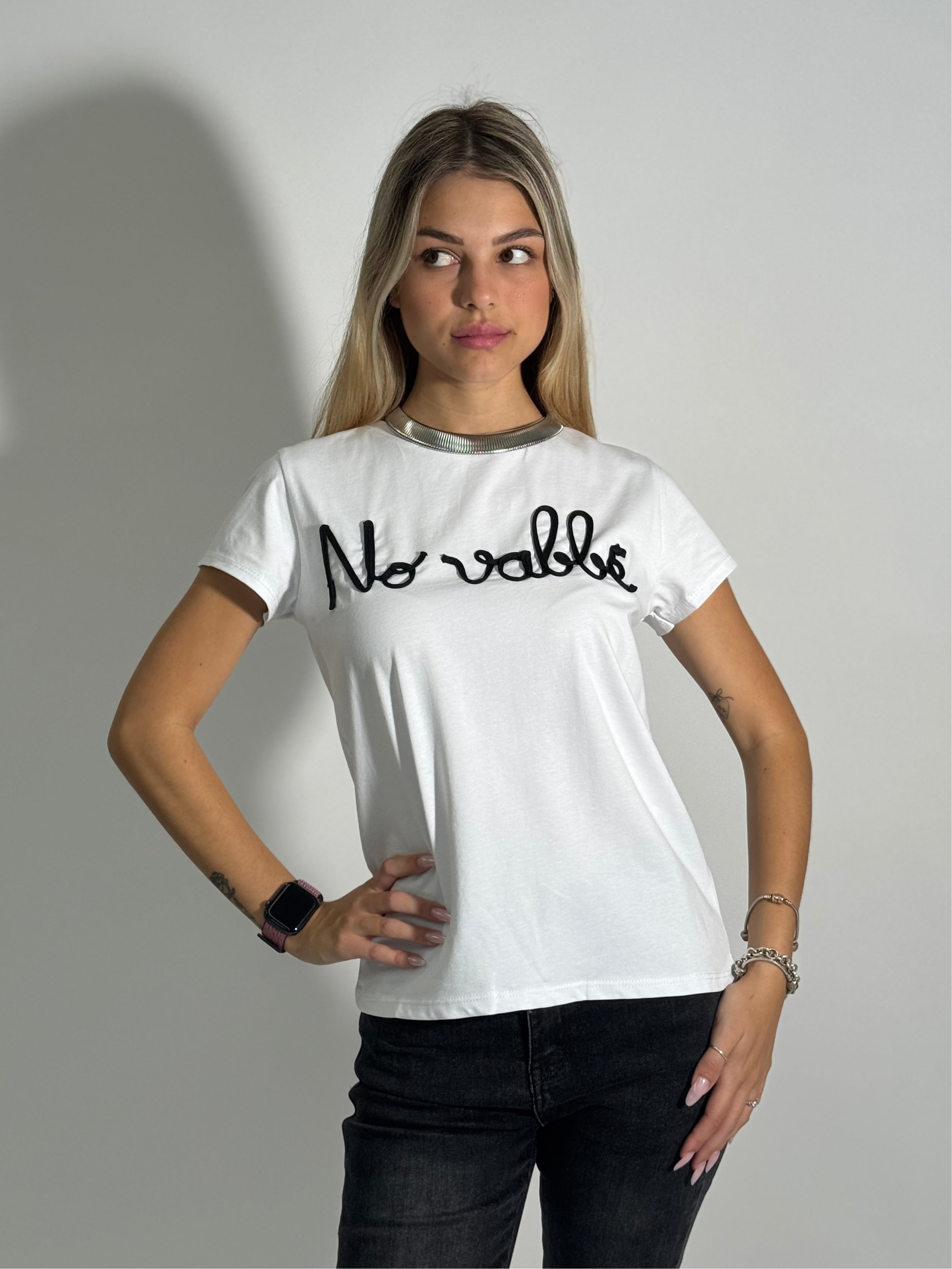 T-shirt No Vabbè 24022 NERO