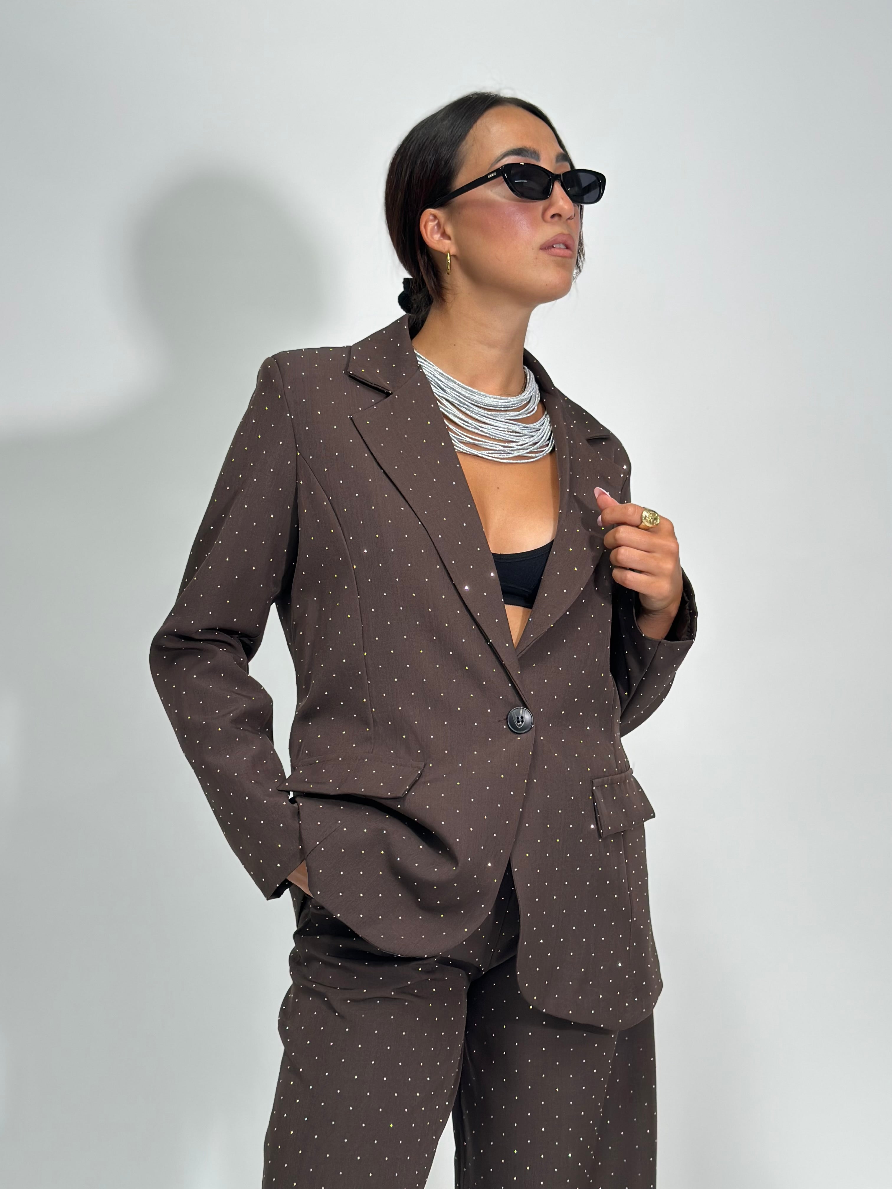 Tailleur T6382 MARRONE
