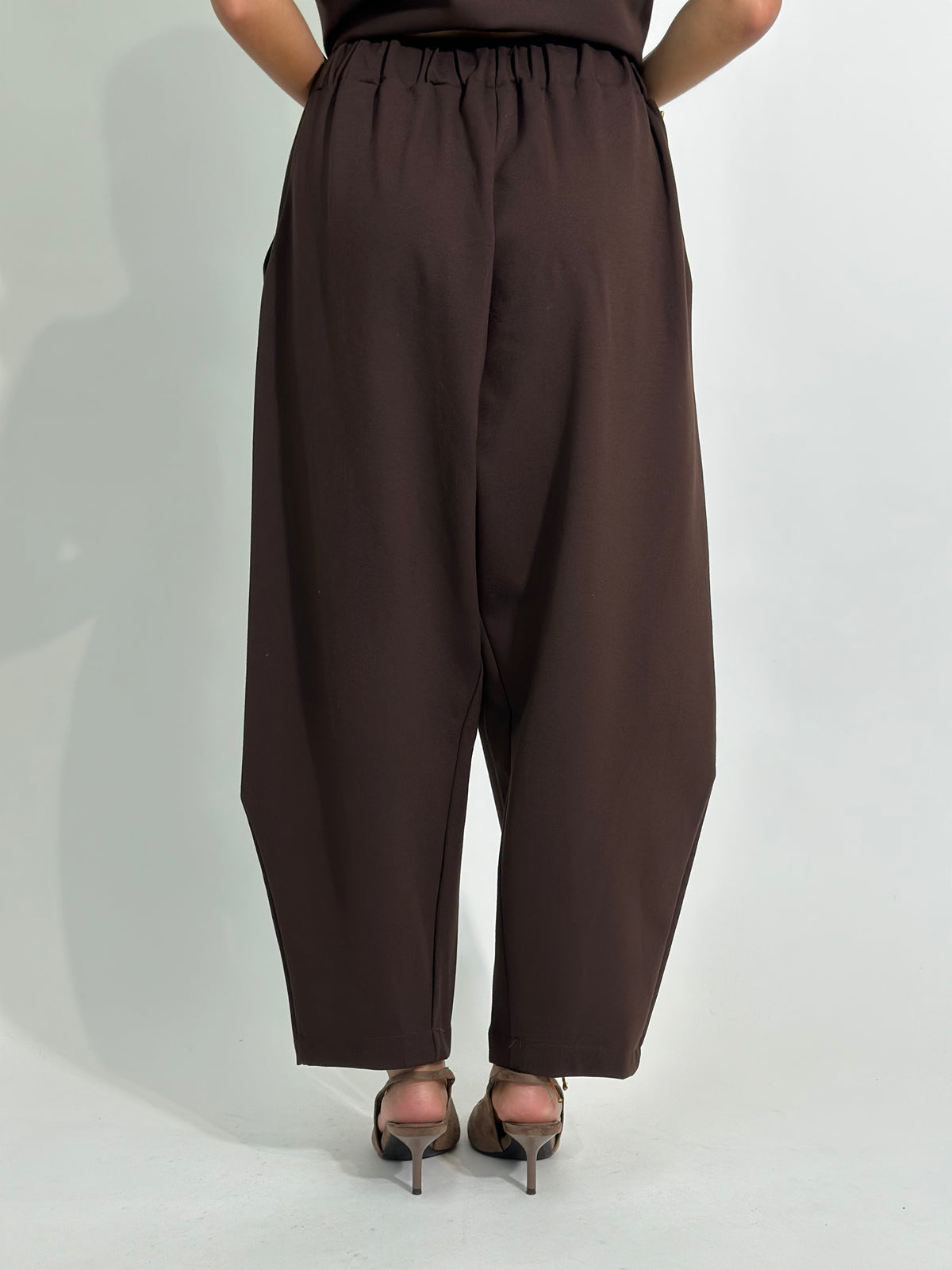 Pantalone baloon punto milano 9516
