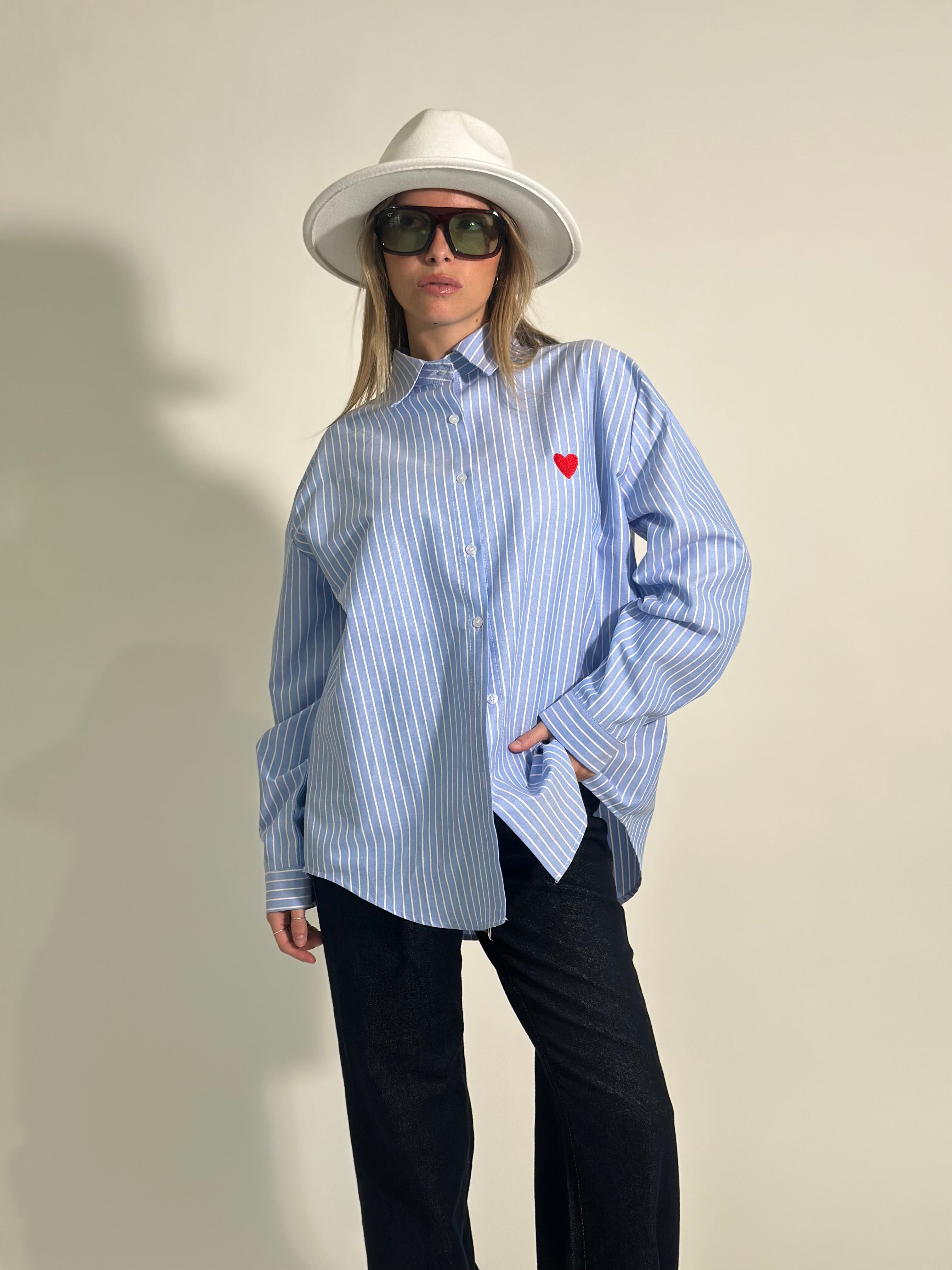 Camicia cuore 2463