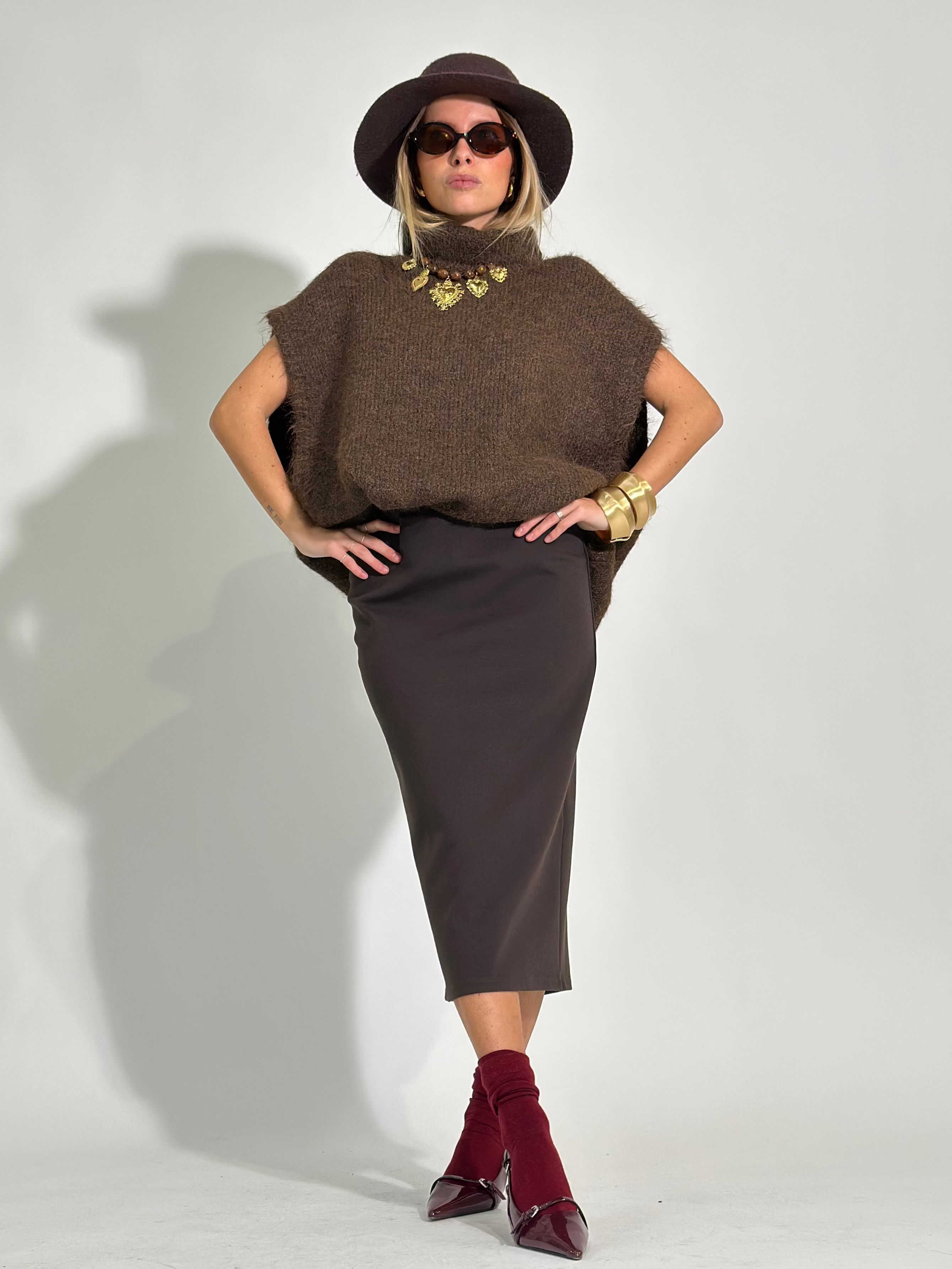 Gonna matita K851 MORO