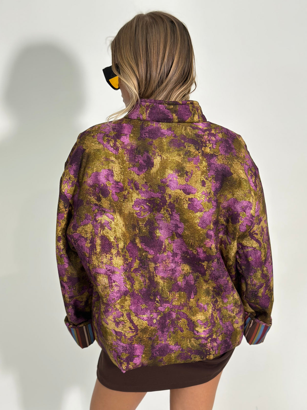 Giacca Soft fantasia 6520 VIOLA