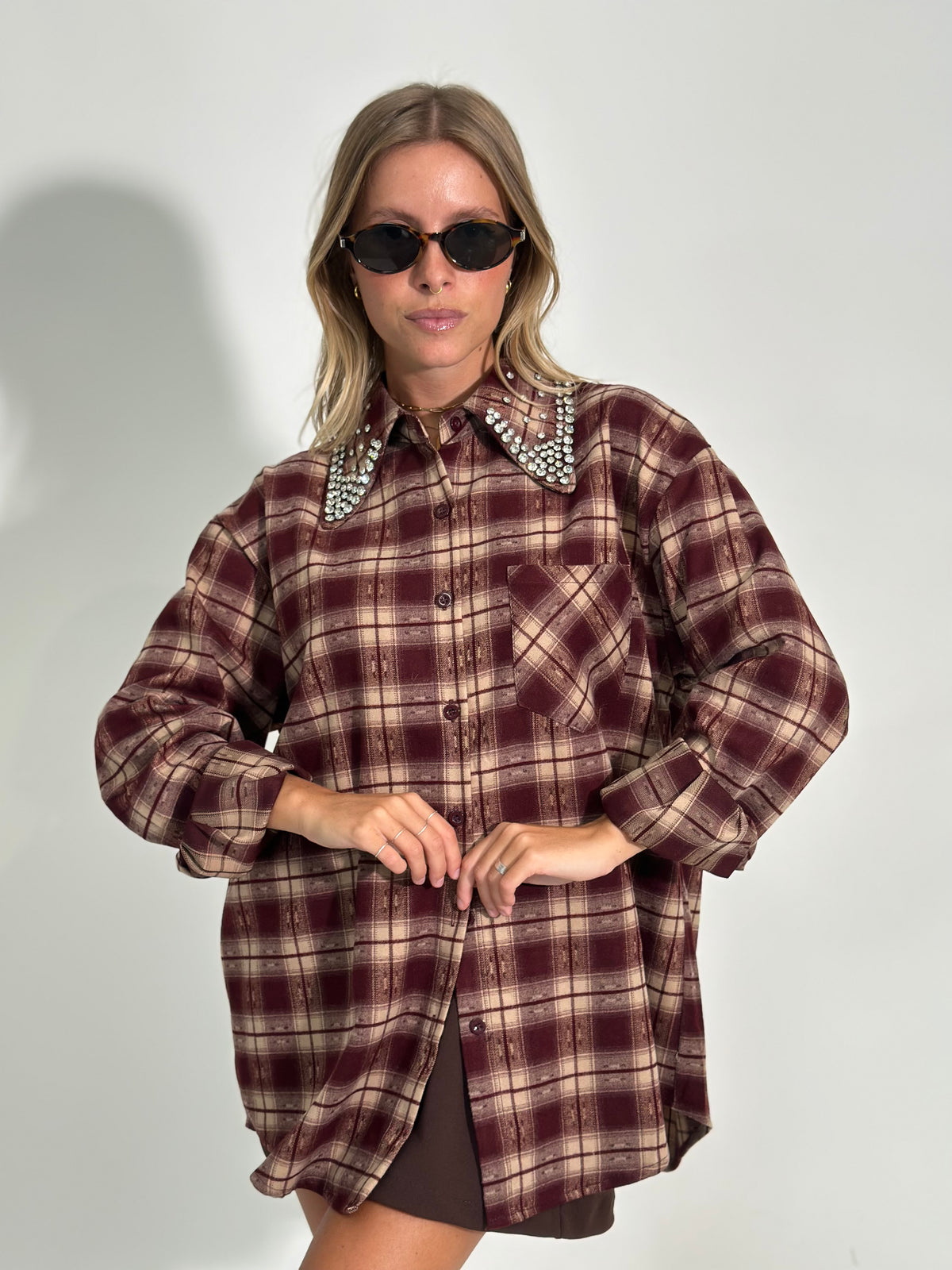 Camicia colletto gioiello 2531 BORDO'